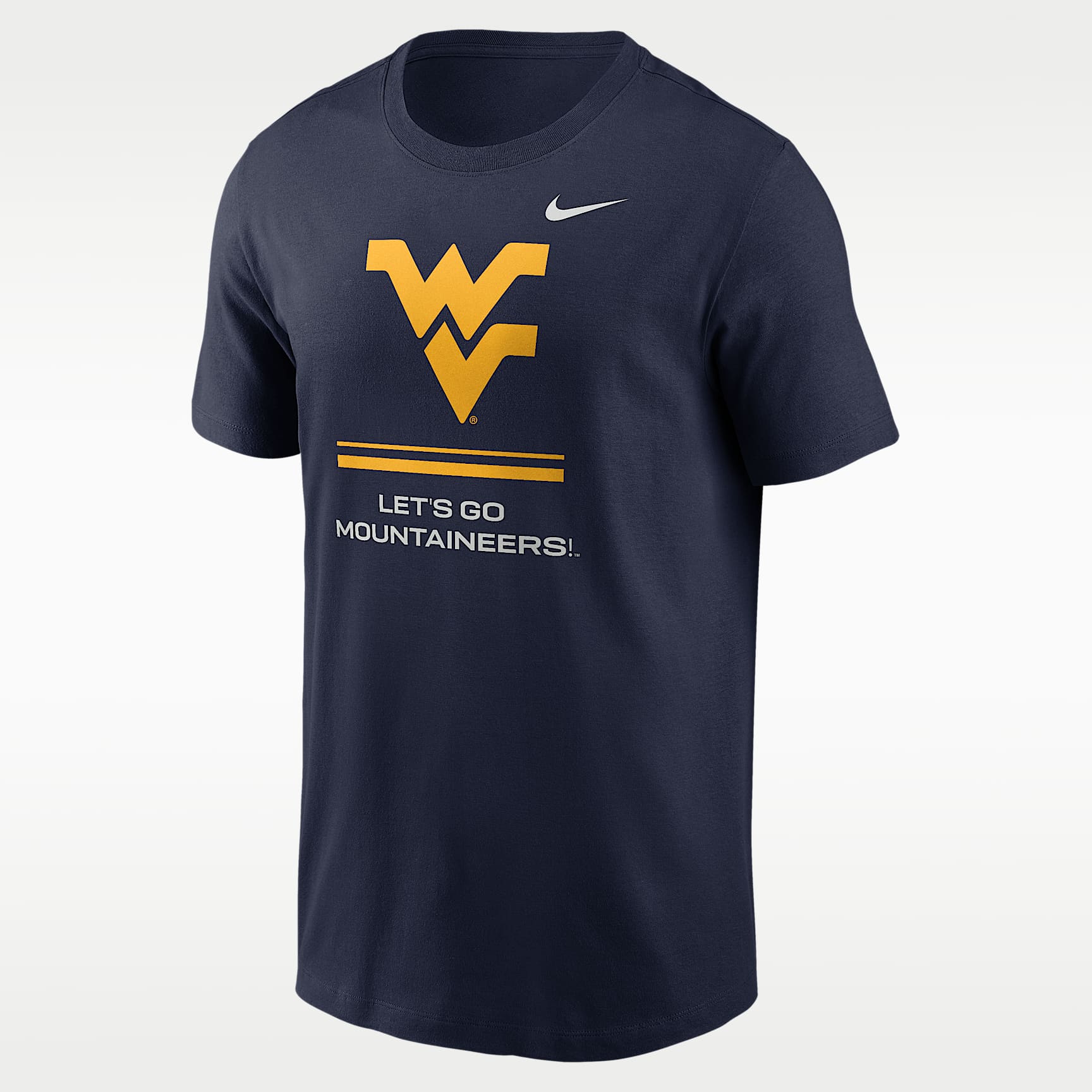 Playera universitaria Nike Dri-FIT para hombre West Virginia Sideline