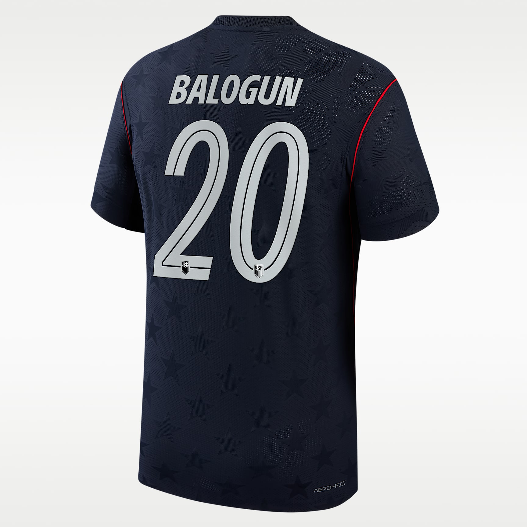 Folarin Balogun USMNT 2026 Match Away Men's Nike Dri-FIT ADV Soccer Jersey