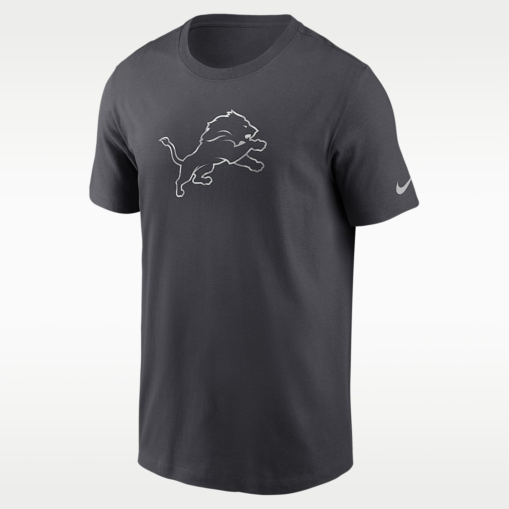 Detroit Lions Fractal Logo Men's Nike NFL T-Shirt