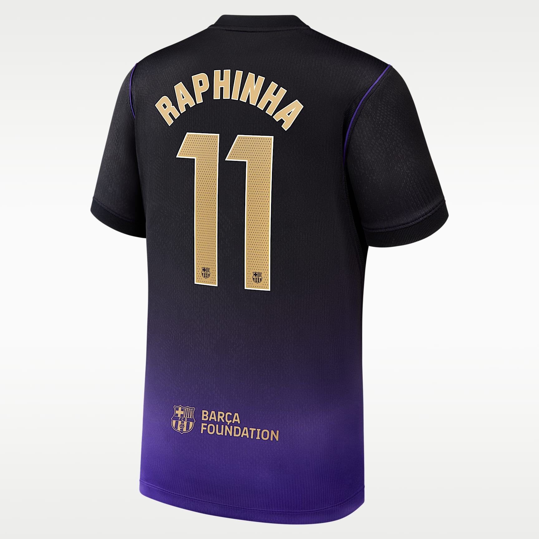 Raphinha Barcelona 2026/27 Stadium Away Kobe Big Kids' Nike Dri-FIT Soccer Jersey