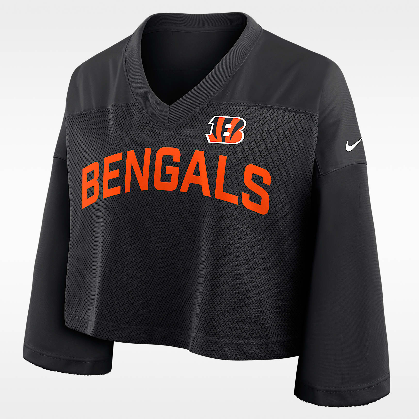 Cincinnati Bengals Wide Receiver Jersey Fashion Women's Nike Dri-FIT NFL Cropped Top
