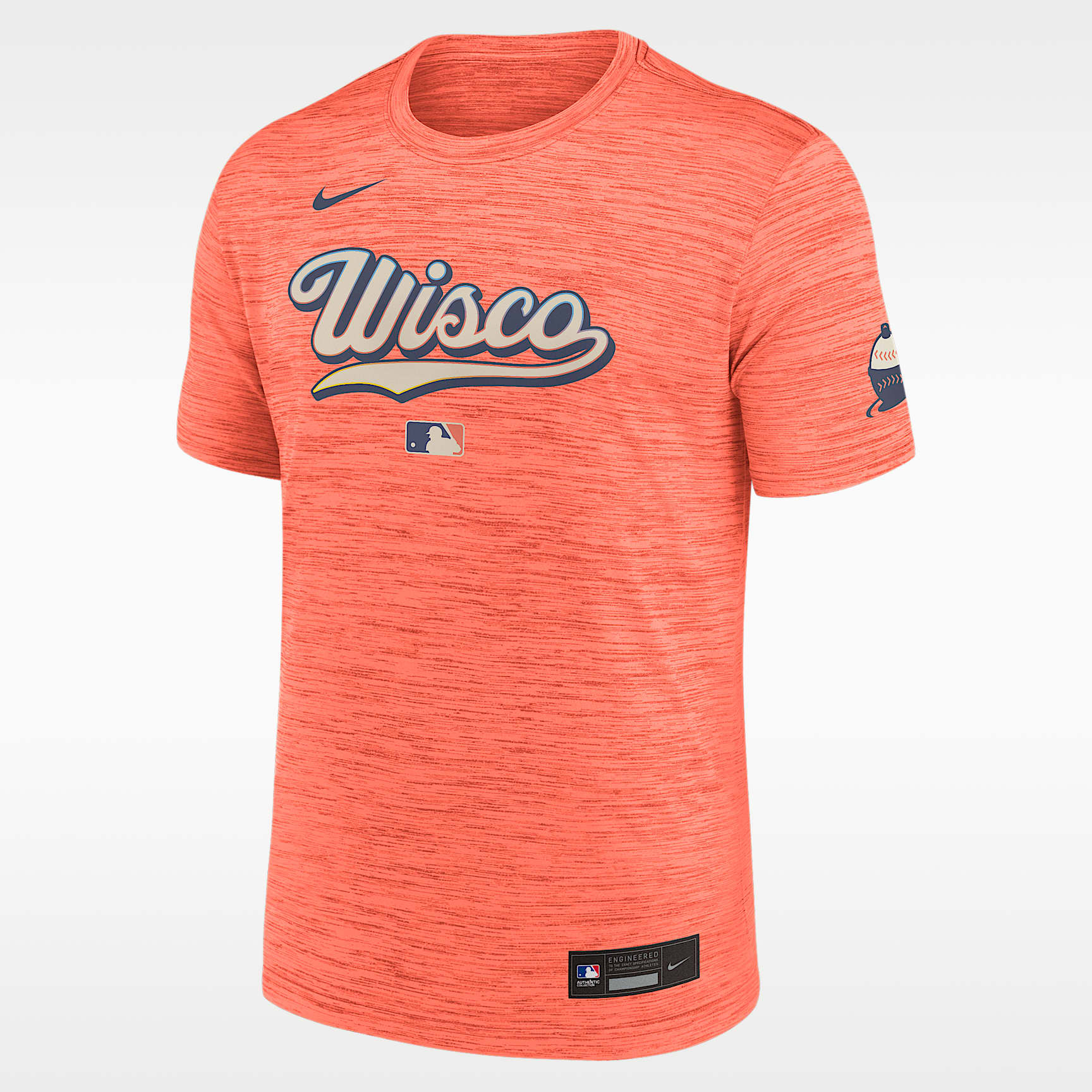 Milwaukee Brewers City Connect Velocity Men's Nike Dri-FIT MLB T-Shirt