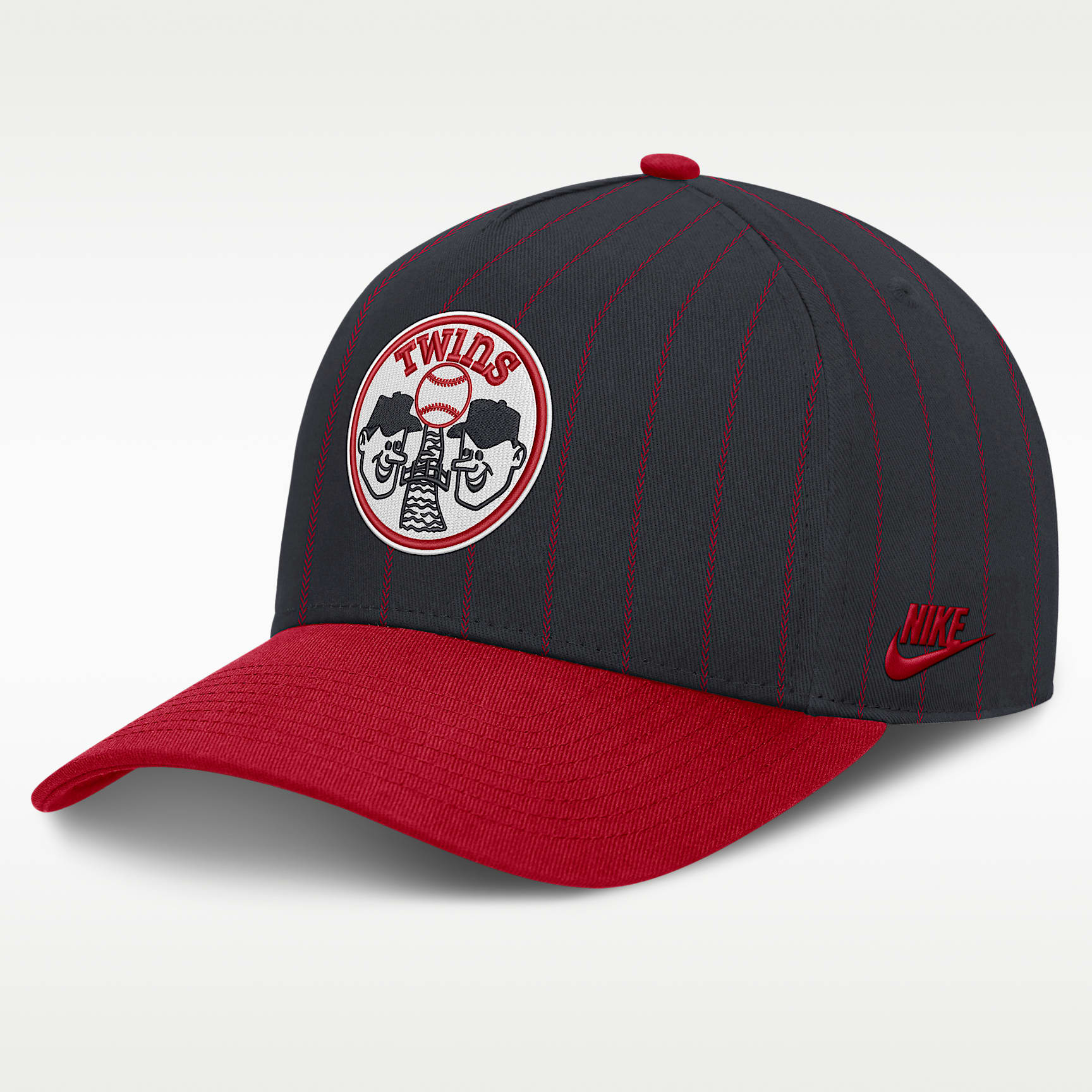 Gorra Nike de la MLB ajustable con estructura A-Frame para hombre Minnesota Twins Cooperstown Rise