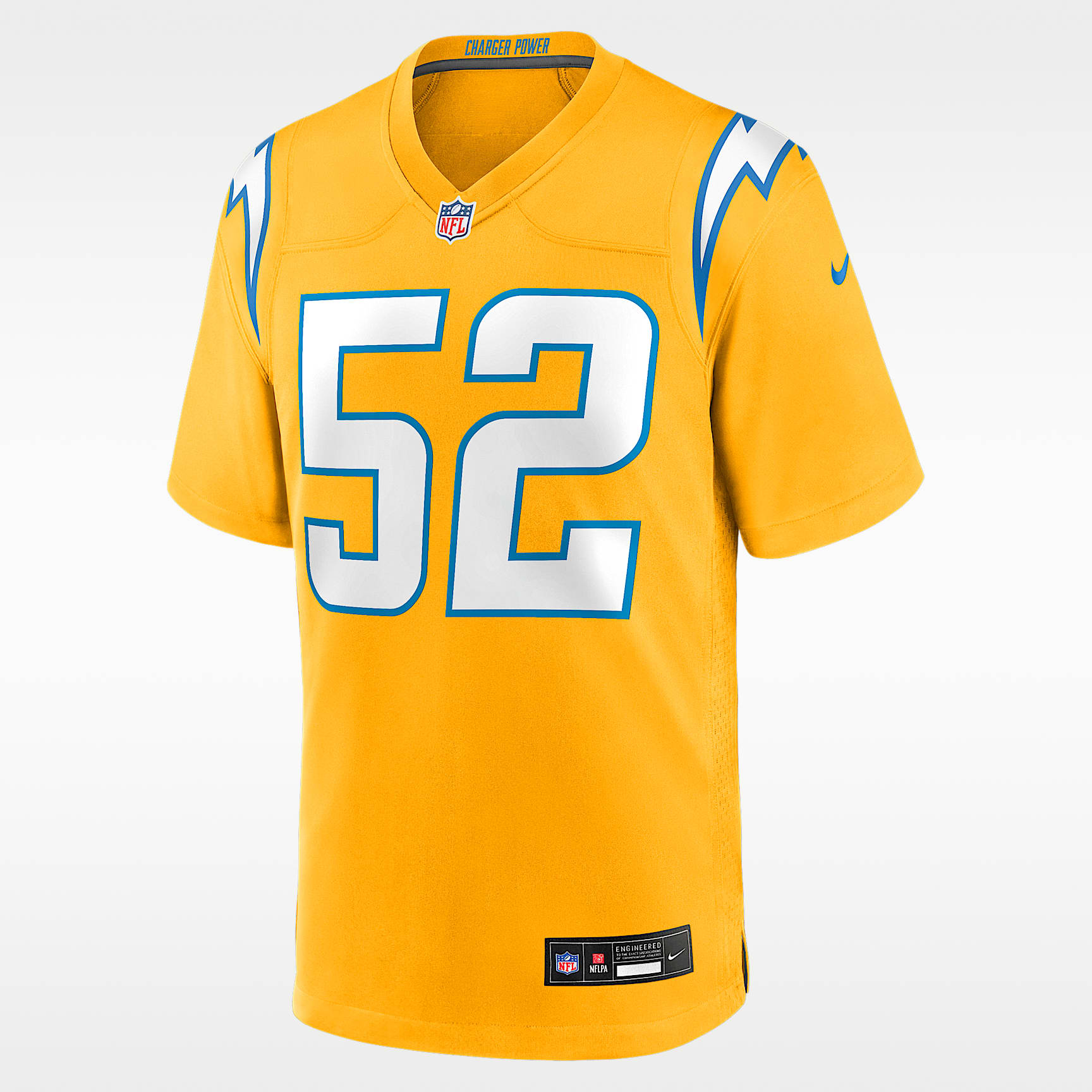Khalil Mack Los Angeles Chargers Men's Nike NFL Game Jersey