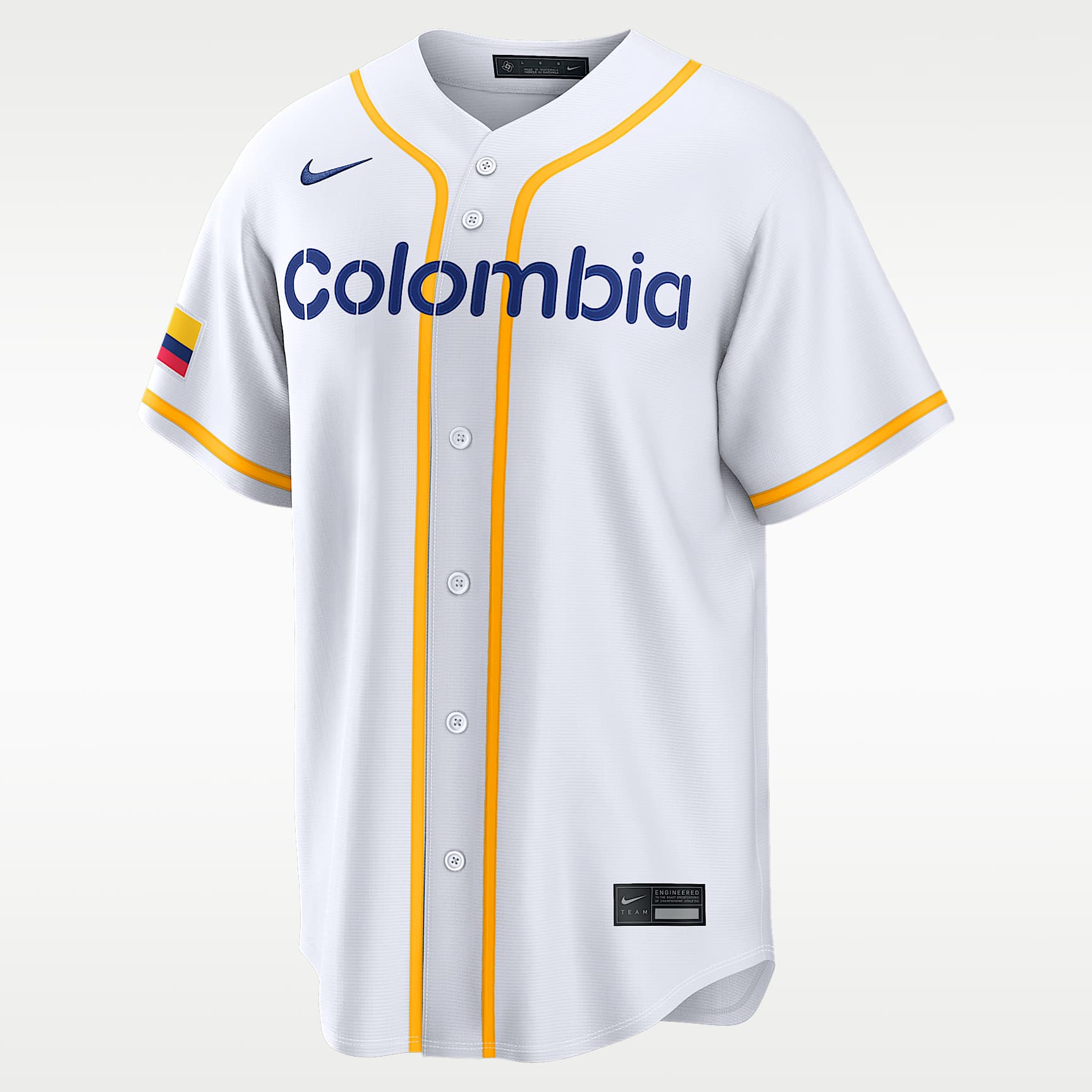 Jersey Nike Stadium para hombre Colombia National Baseball Team 2026 World Baseball Classic