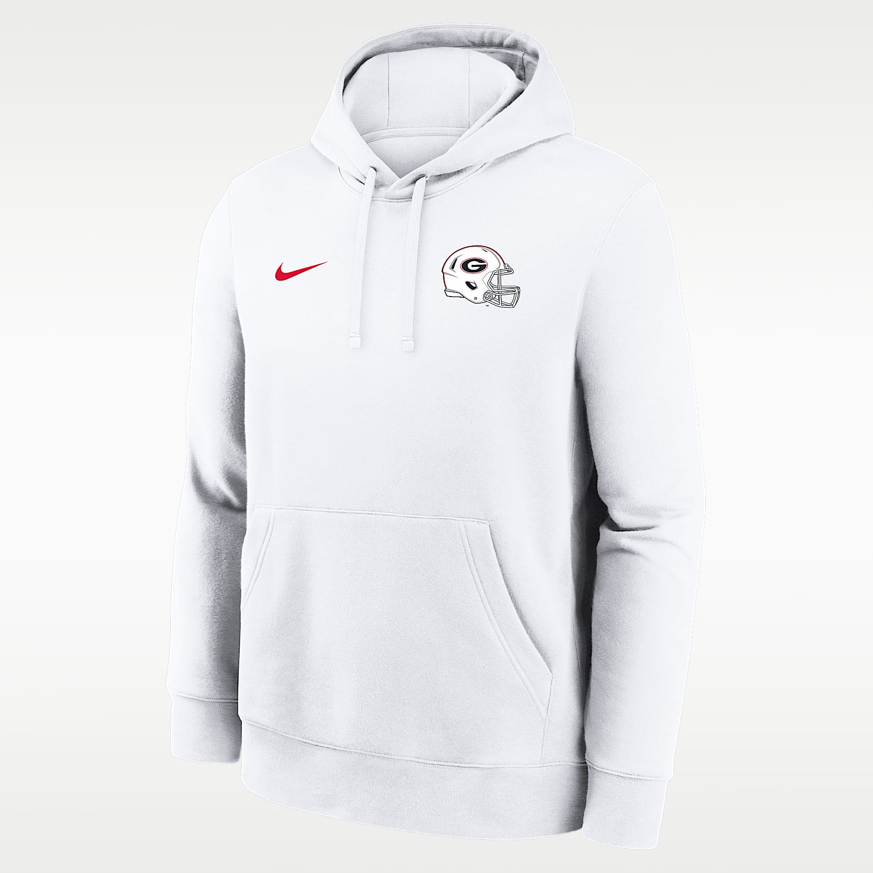 Georgia 2026 White Out Dress Code Men's Nike College Pullover Hoodie