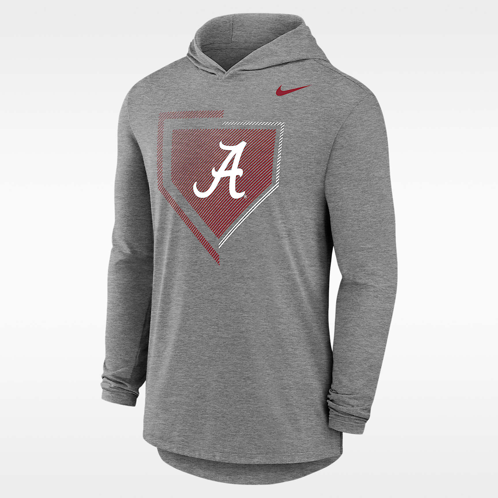 Playera de béisbol con gorro de manga larga para hombre Nike College (Alabama Crimson Tide)