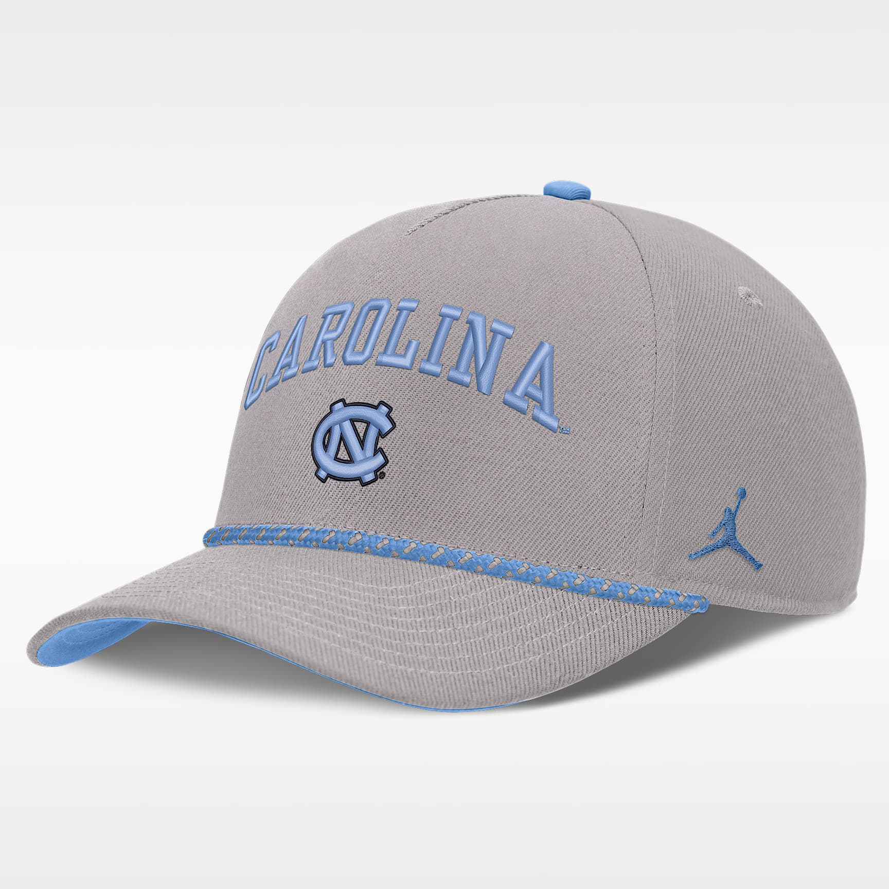 North Carolina Primetime Rise Rope Men's Jordan Brand College Adjustable Hat