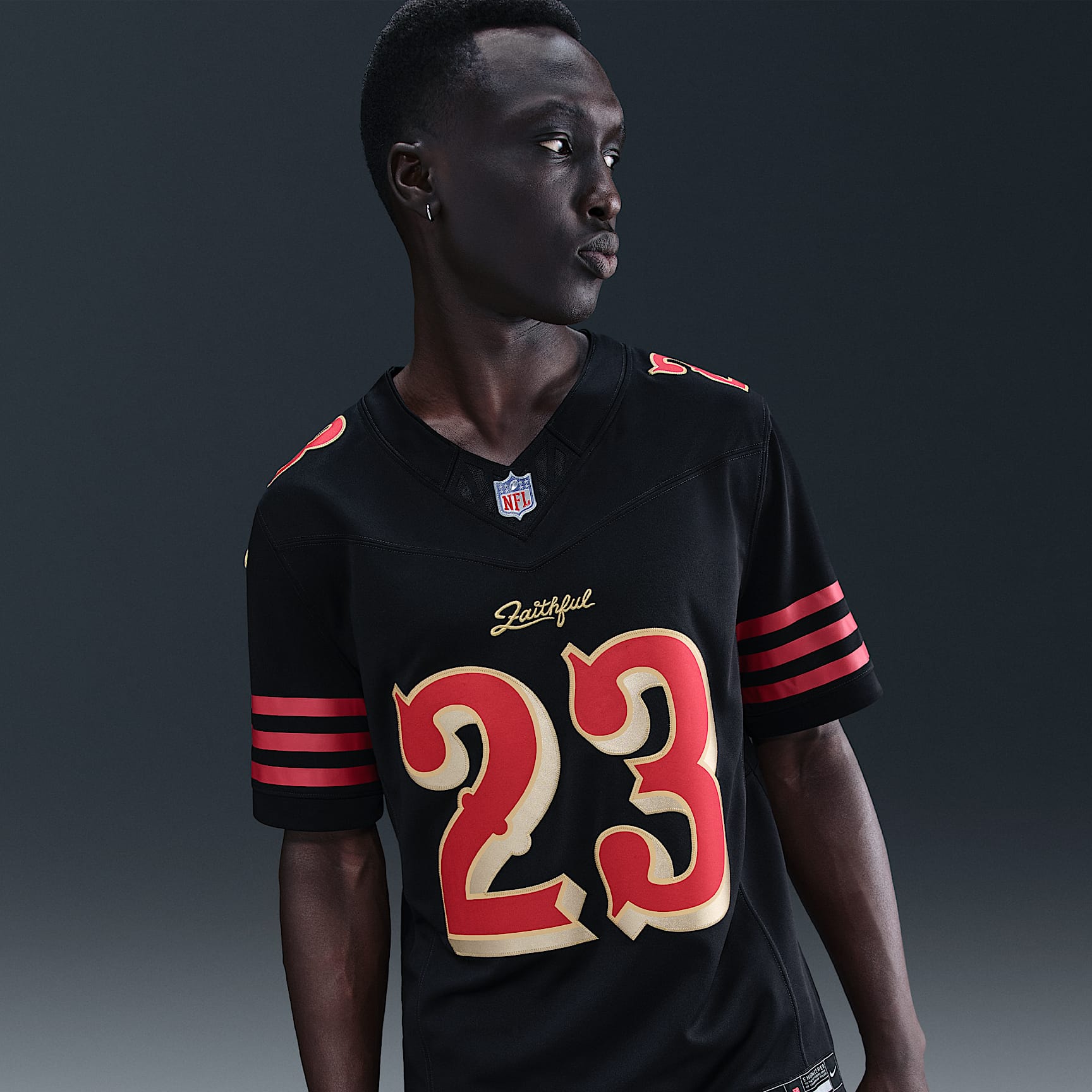 Christian McCaffrey San Francisco 49ers Rivalries Collection Men's Nike Dri-FIT NFL Limited Jersey