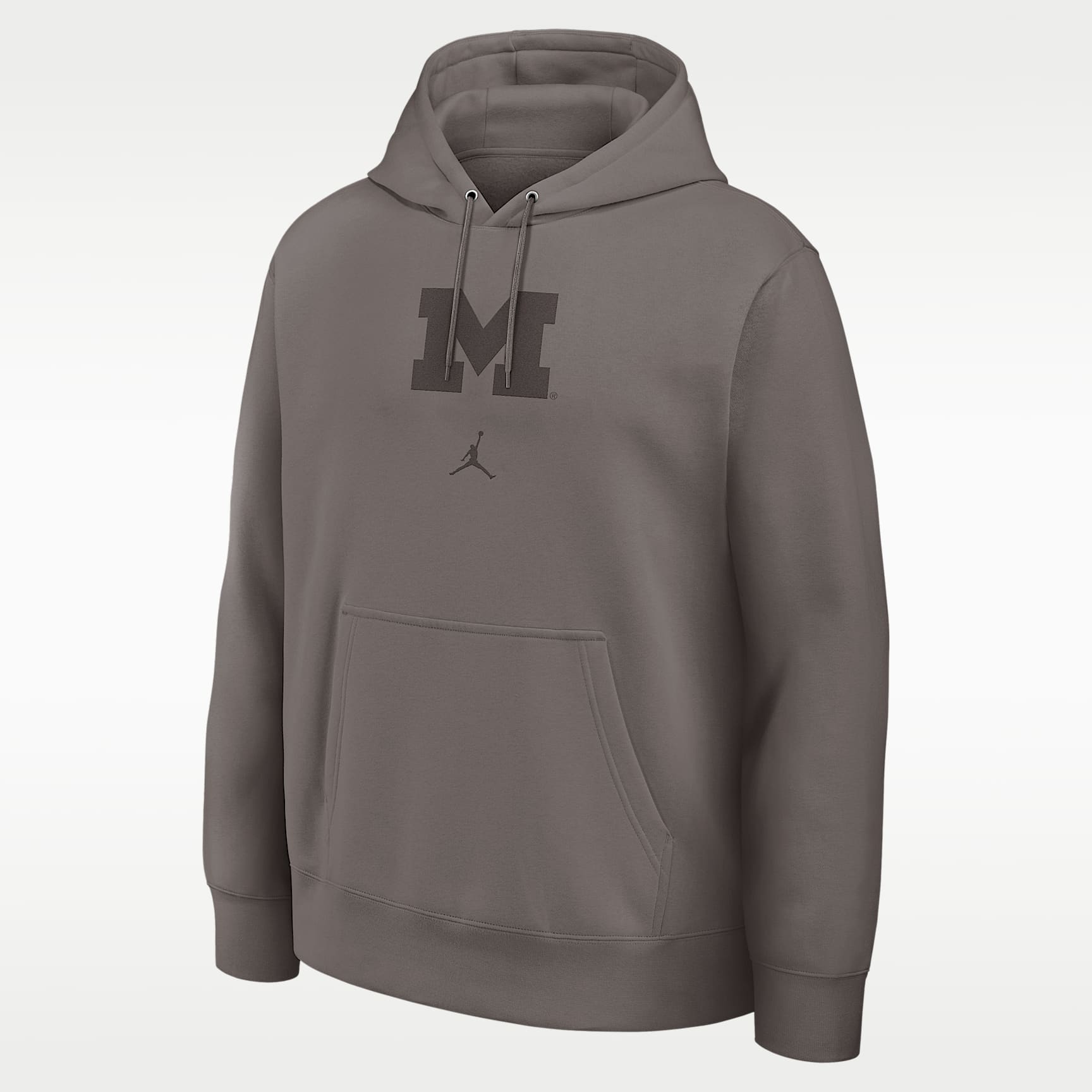 Michigan Washed Club Men's Nike College Pullover Hoodie