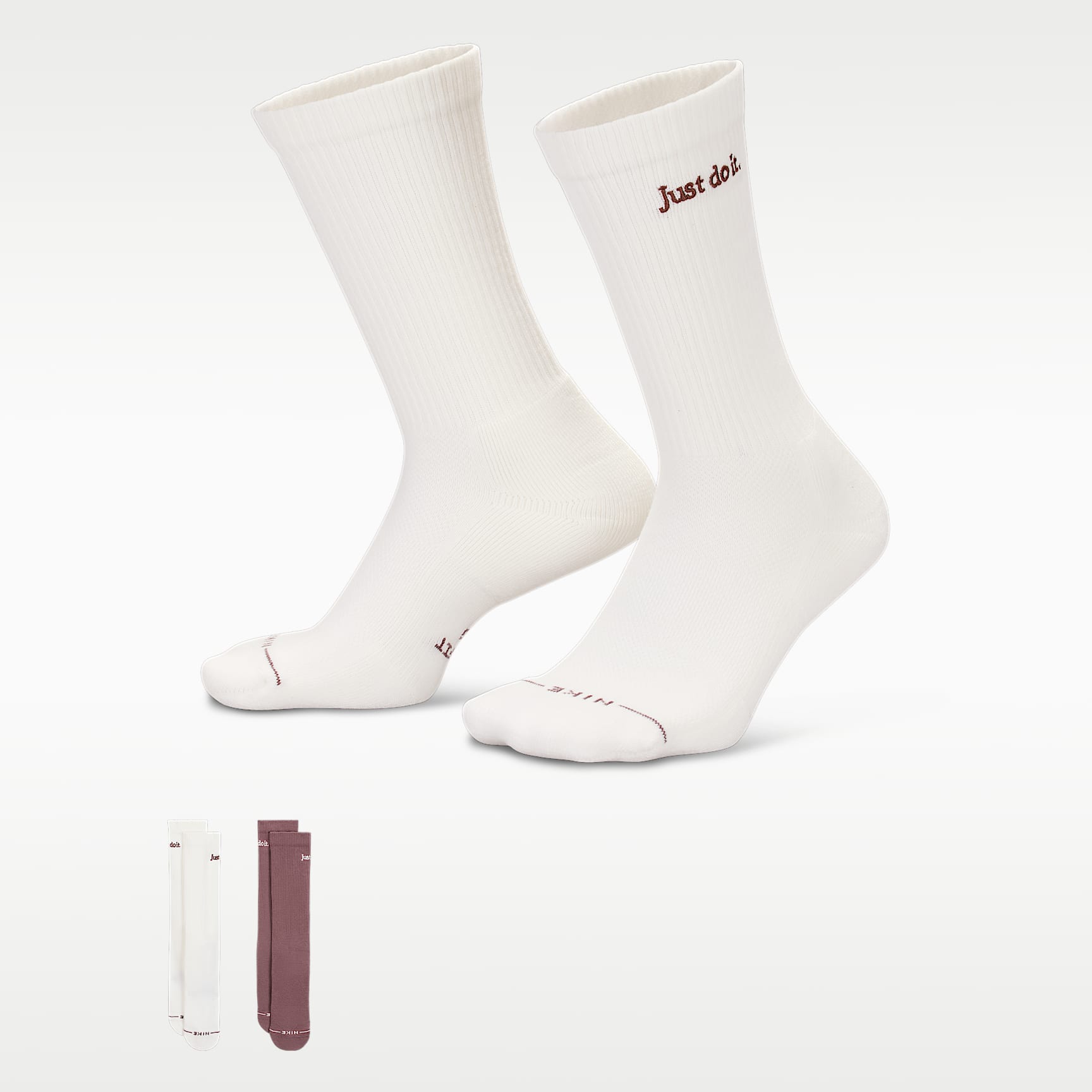 Nike Everyday Elevated Crew Socks (2 Pairs)