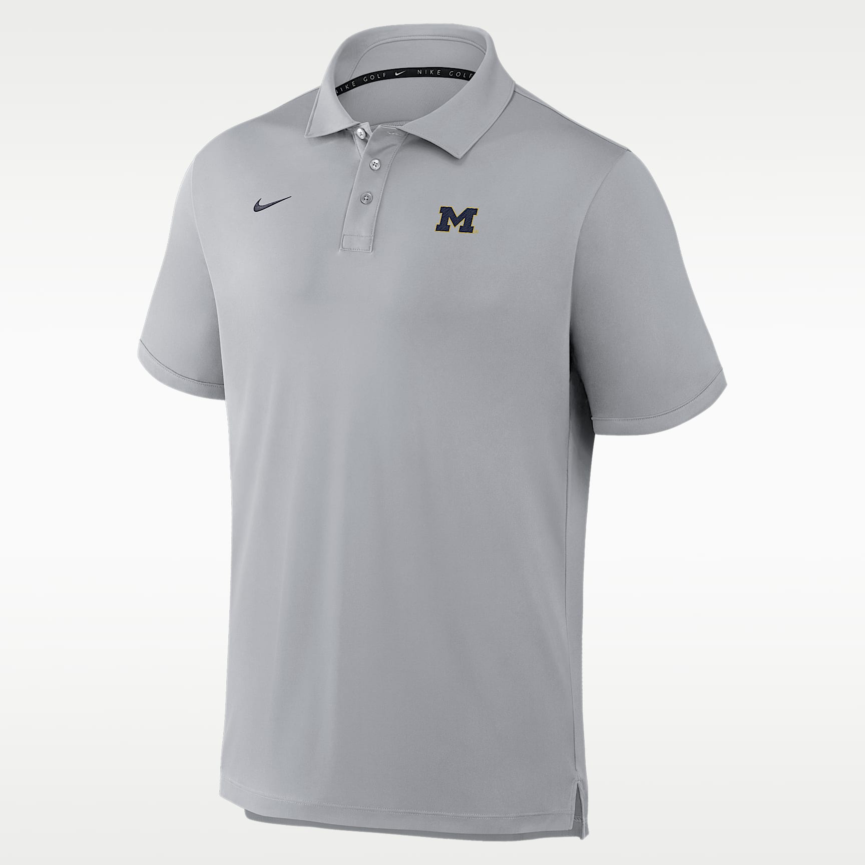 Polo universitaria Nike Dri-FIT para hombre Michigan Par