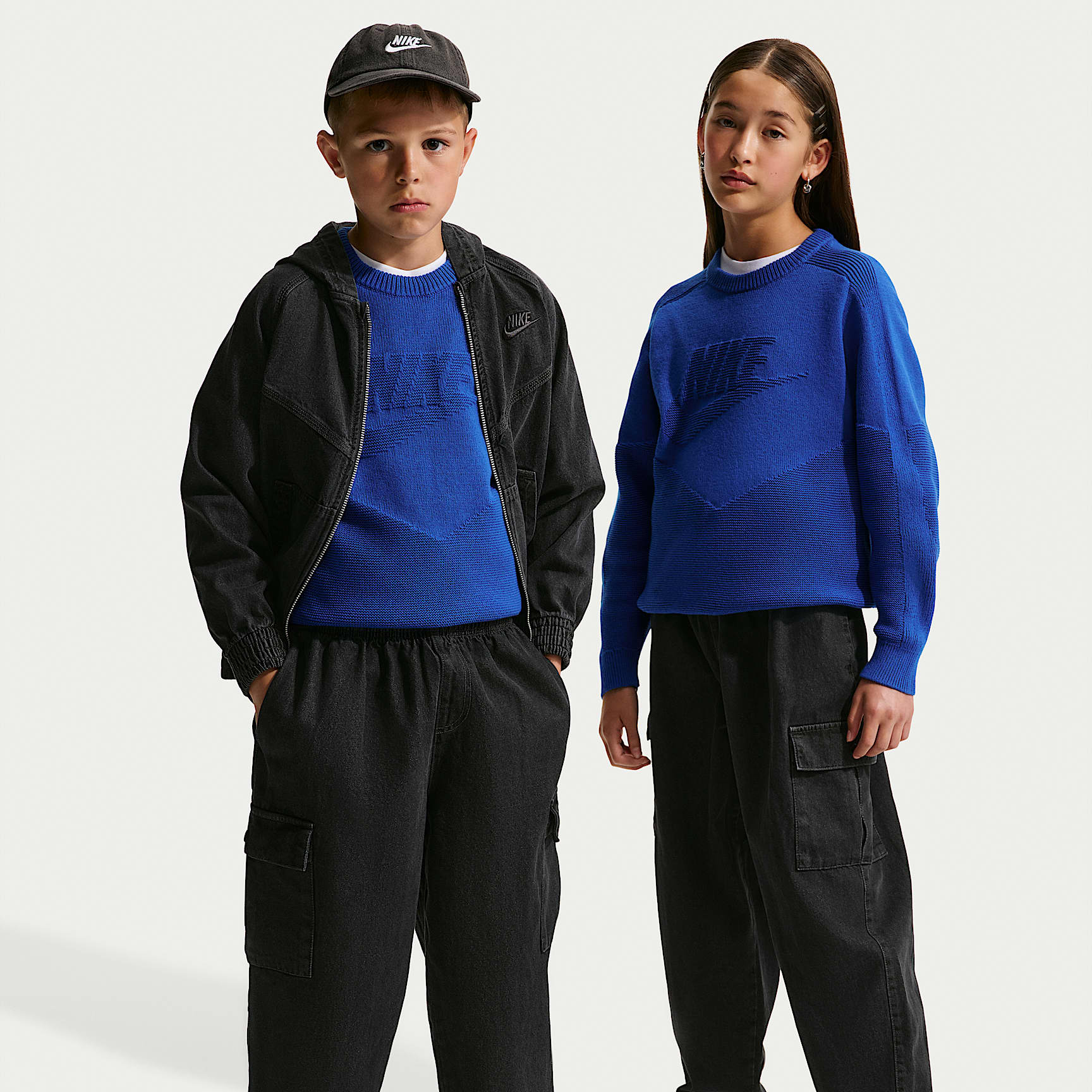 Nike Sportswear Collection Big Kids' Denim Cargo Pants