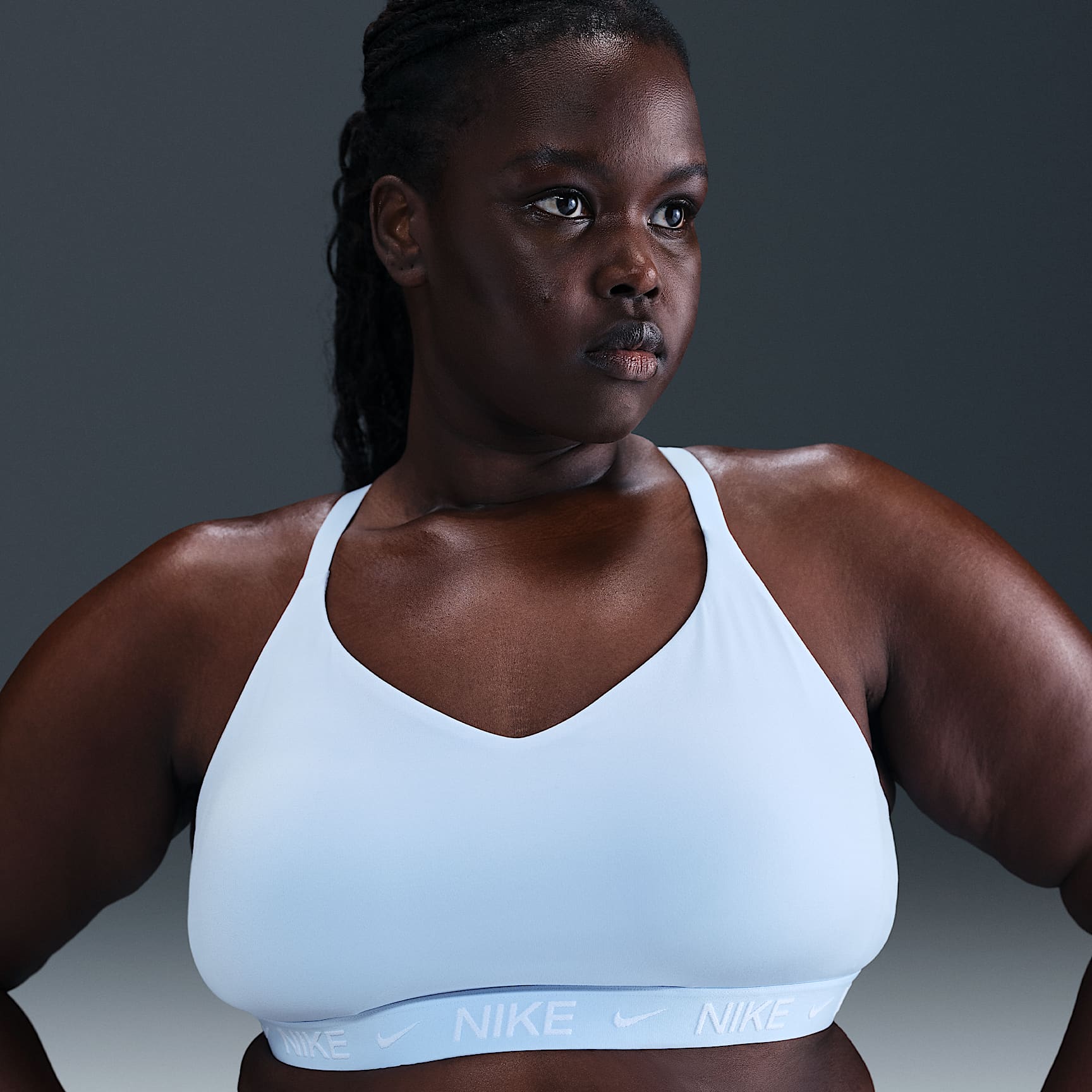Nike Indy Light Support Women's Padded Adjustable Sports Bra (Plus Size)