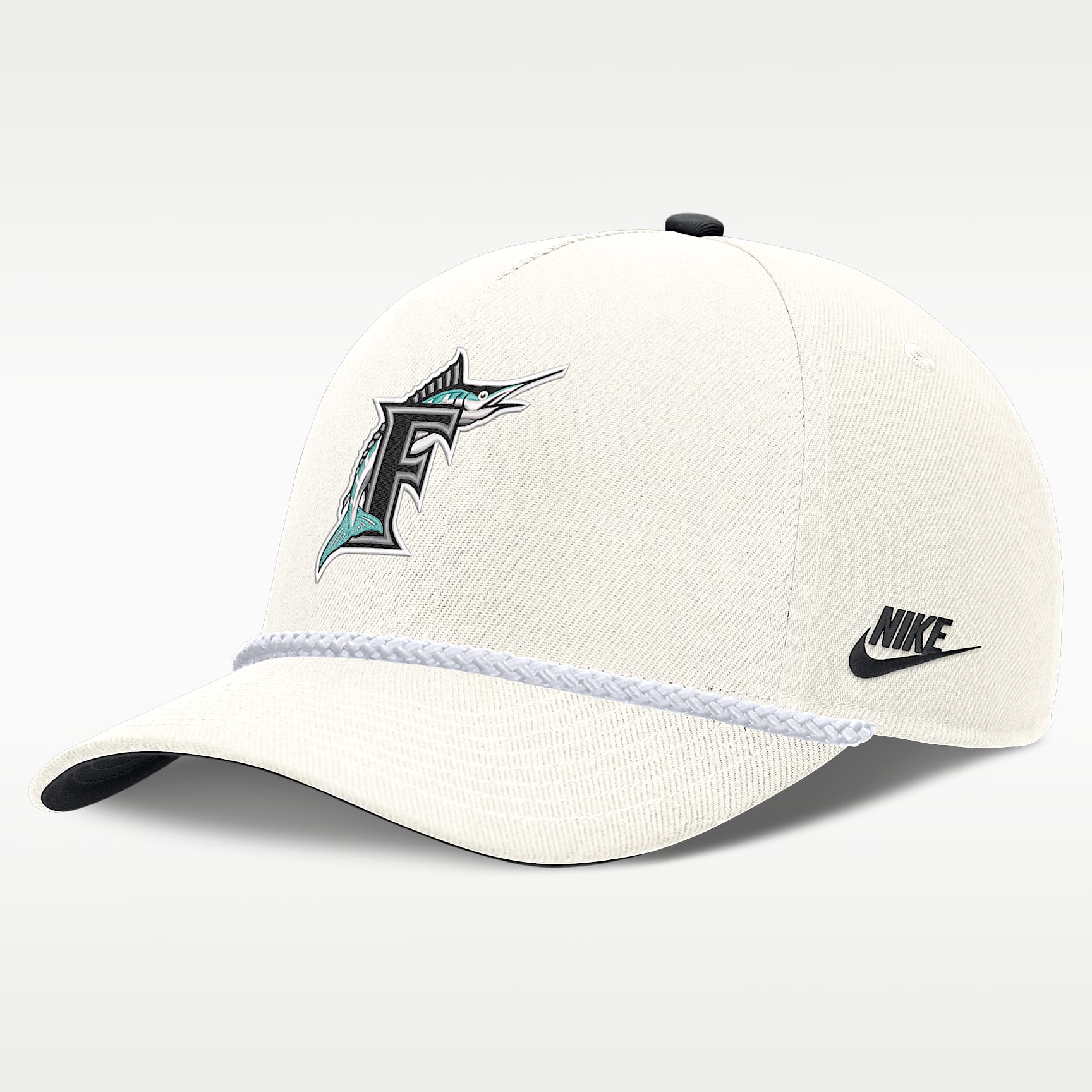 Miami Marlins Cooperstown Rise Men's Nike MLB Adjustable Hat