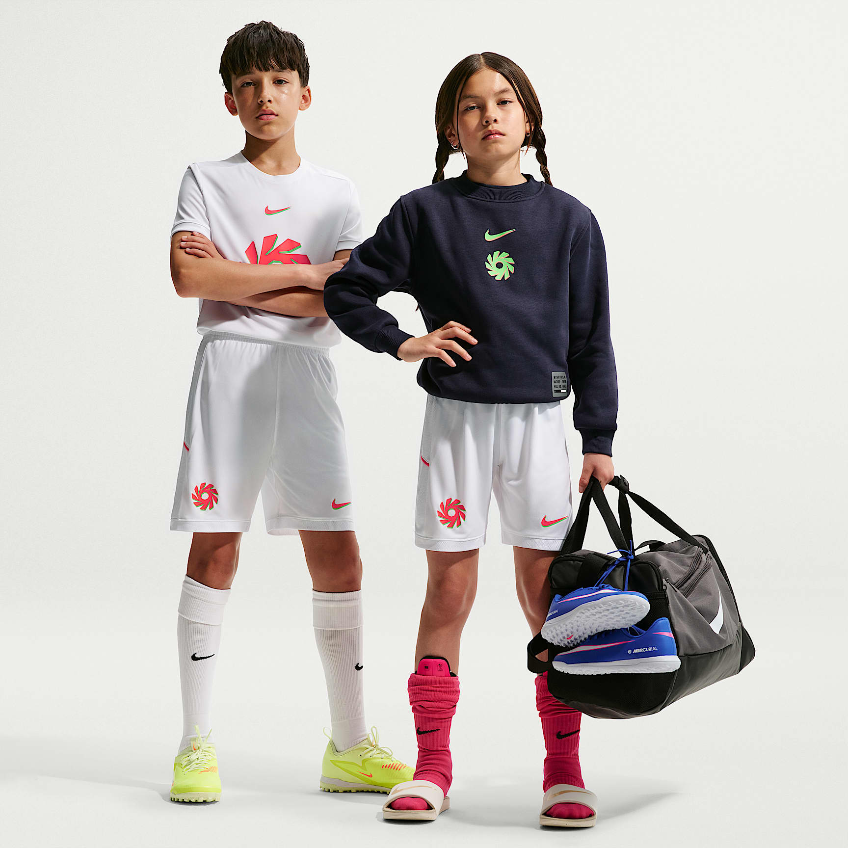 Erling Haaland Academy Nike Dri-FIT-fodboldshorts til større børn