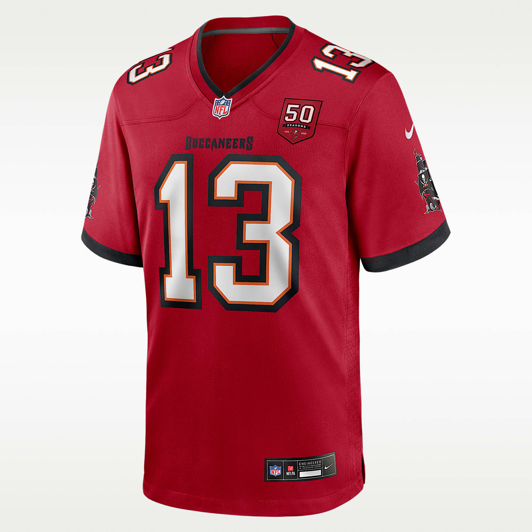 Mike Evans Tampa Bay Buccaneers 50th Anniversary Men's Nike NFL Game Jersey