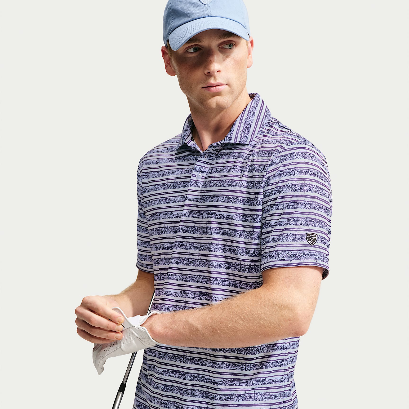 Nike Par Men's Dri-FIT Striped Golf Polo