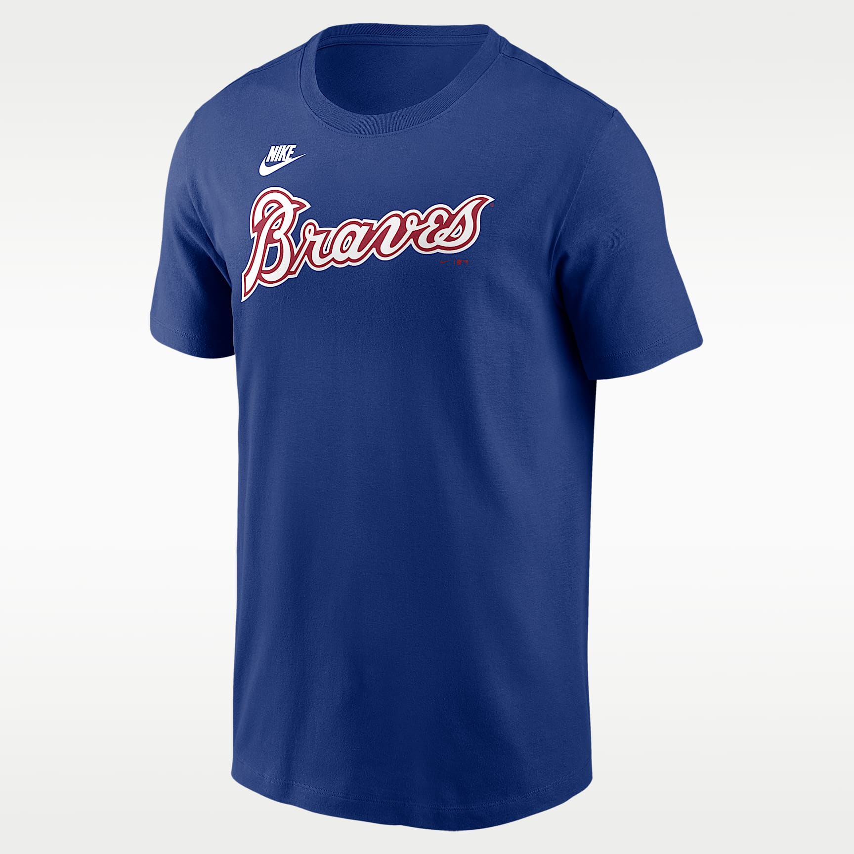Playera Nike de la MLB para hombre Hank Aaron Atlanta Braves Cooperstown Fuse