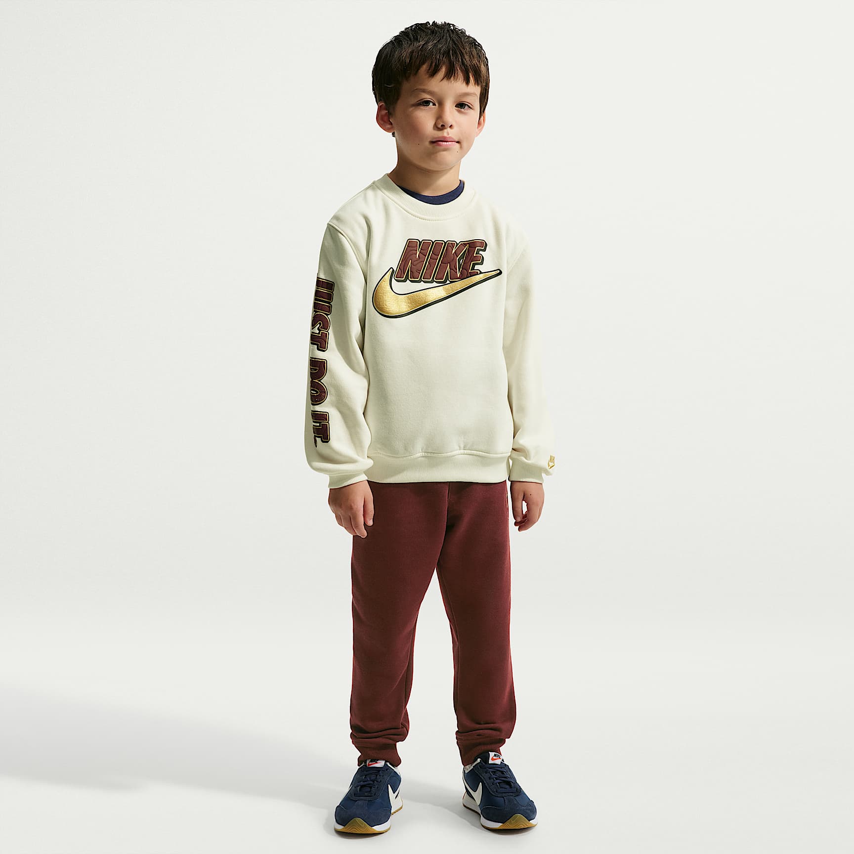 Nike Sportswear Little Kids' Frosted Futura 2-Piece Crew Set