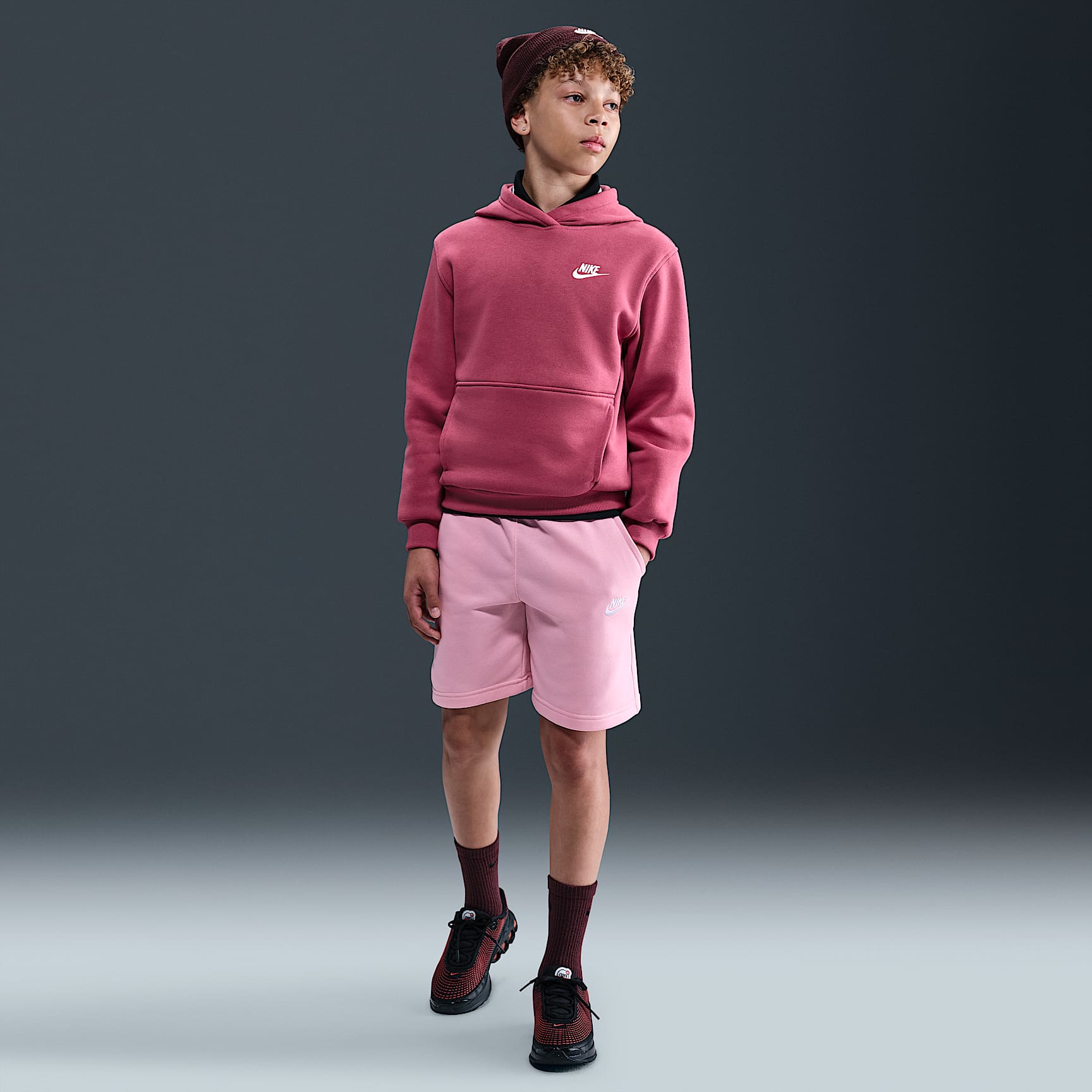 Nike Sportswear Club Fleece Big Kids' French Terry Shorts