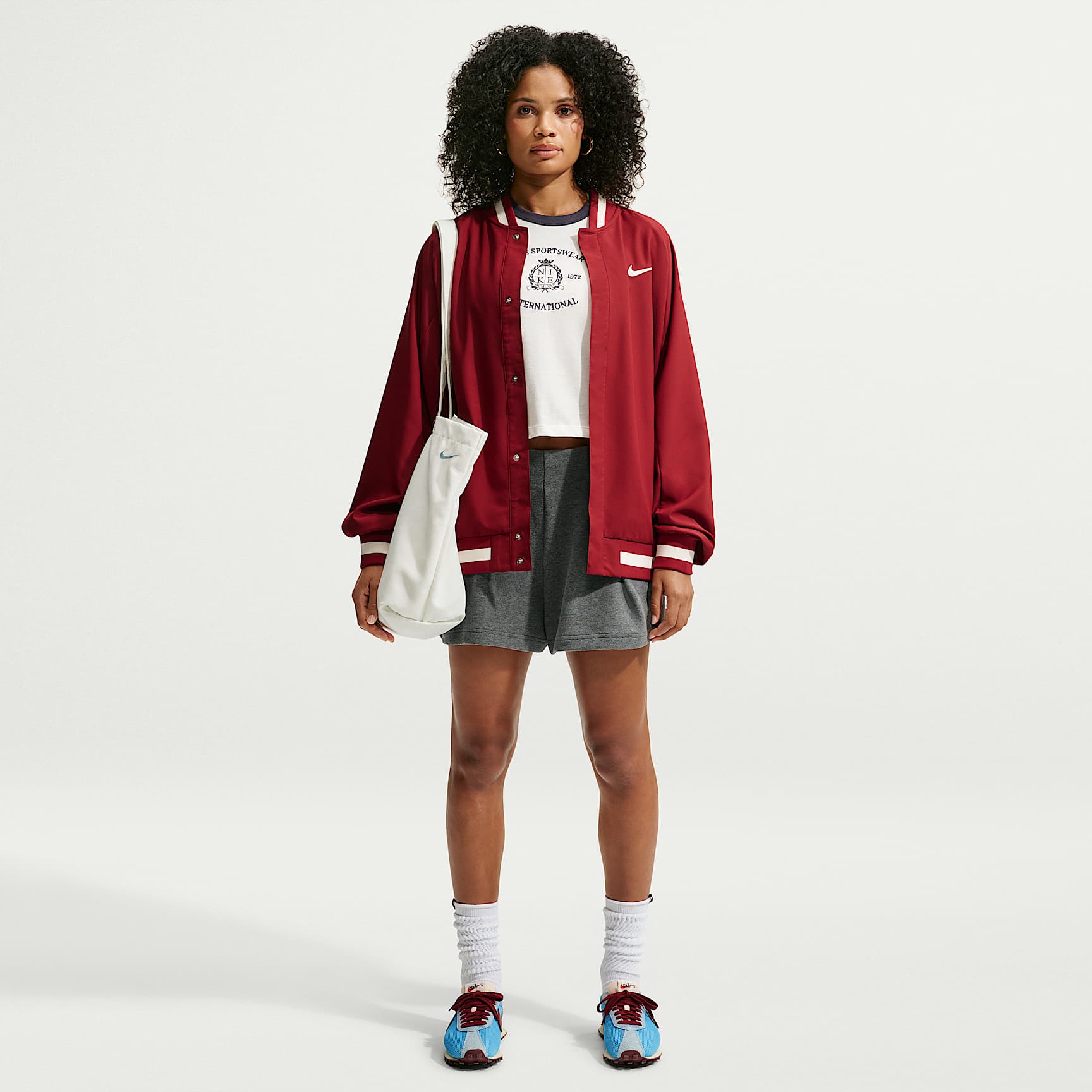 Nike Studio Fleece Lightweight Women's High-Waisted Loose Pleated Shorts