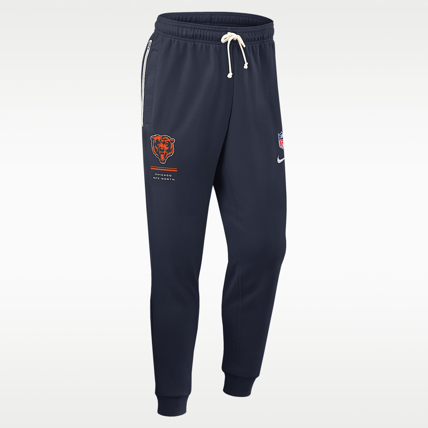 Pants Nike Dri-FIT de la NFL de pierna entallada para hombre Chicago Bears Sideline Standard Issue