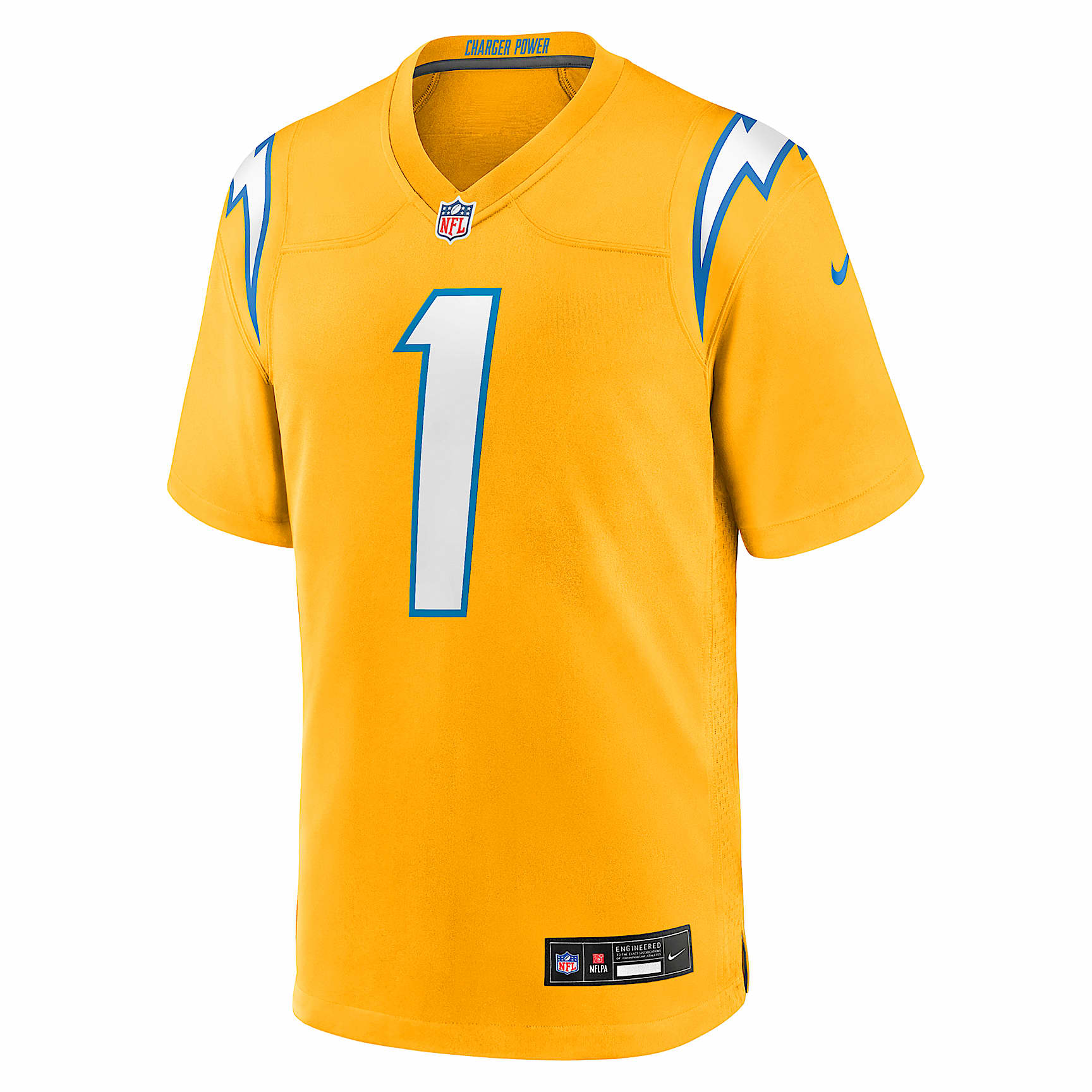 Quentin Johnston Los Angeles Chargers Men's Nike NFL Game Jersey