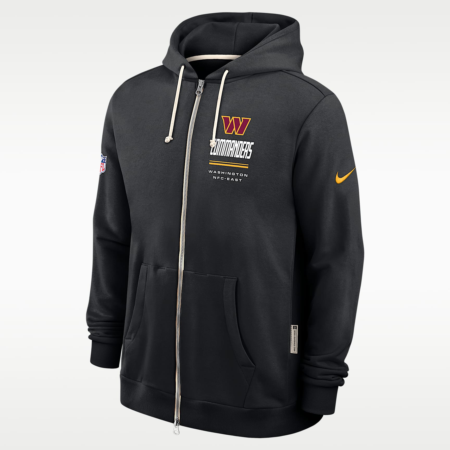 Washington Commanders Sideline Standard Issue Men's Nike Dri-FIT NFL Full-Zip Hoodie