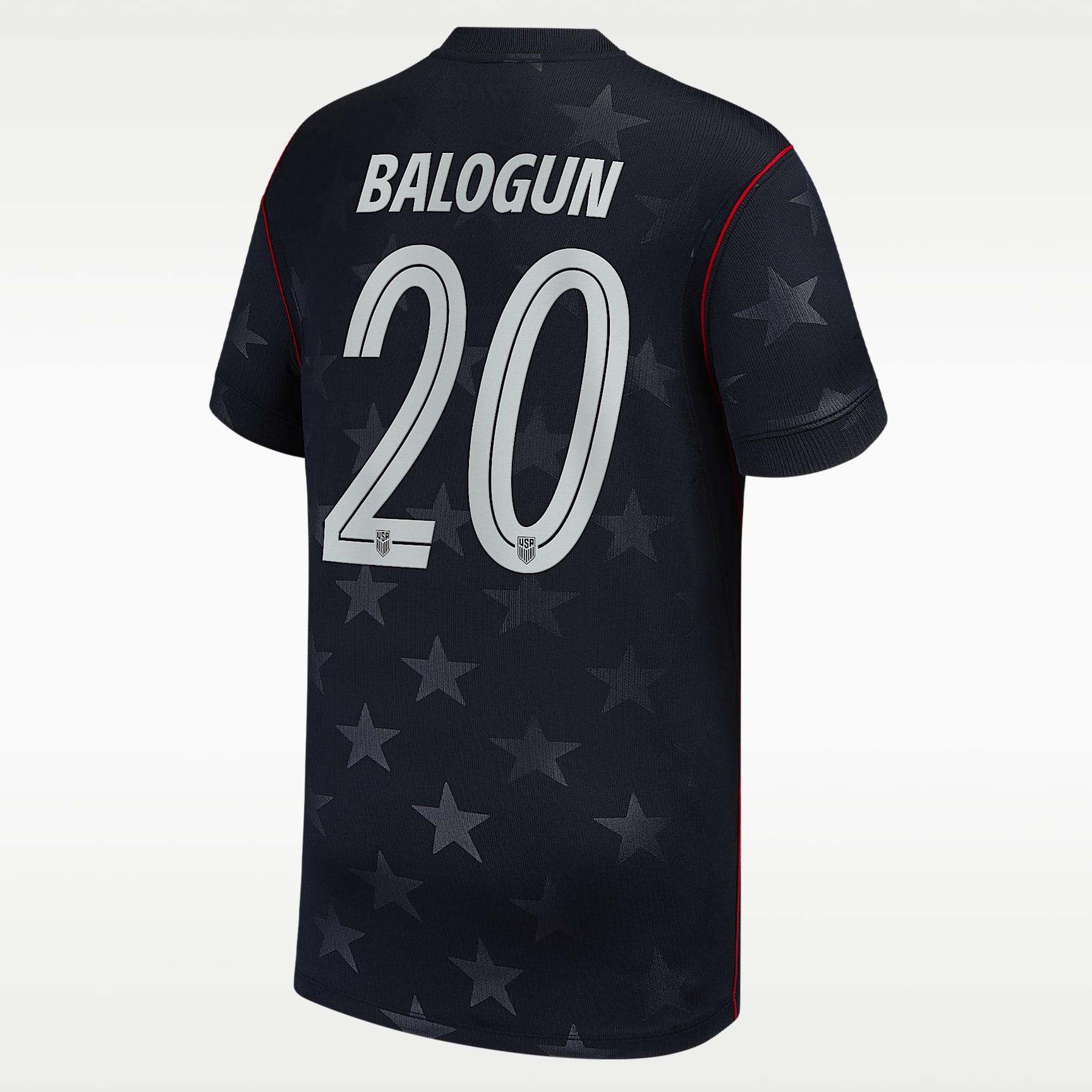Folarin Balogun USMNT 2026 Stadium Away Big Kids' Nike Dri-FIT Soccer Jersey