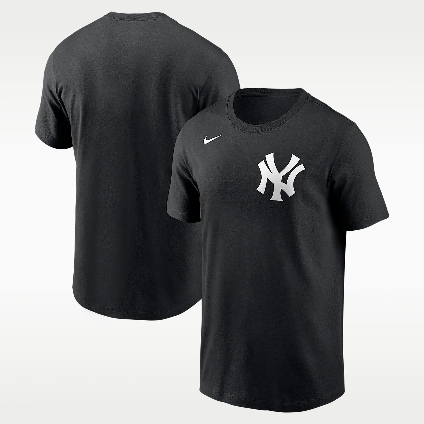 Playera marca denominativa Nike de la MLB de algodón para hombre New York Yankees