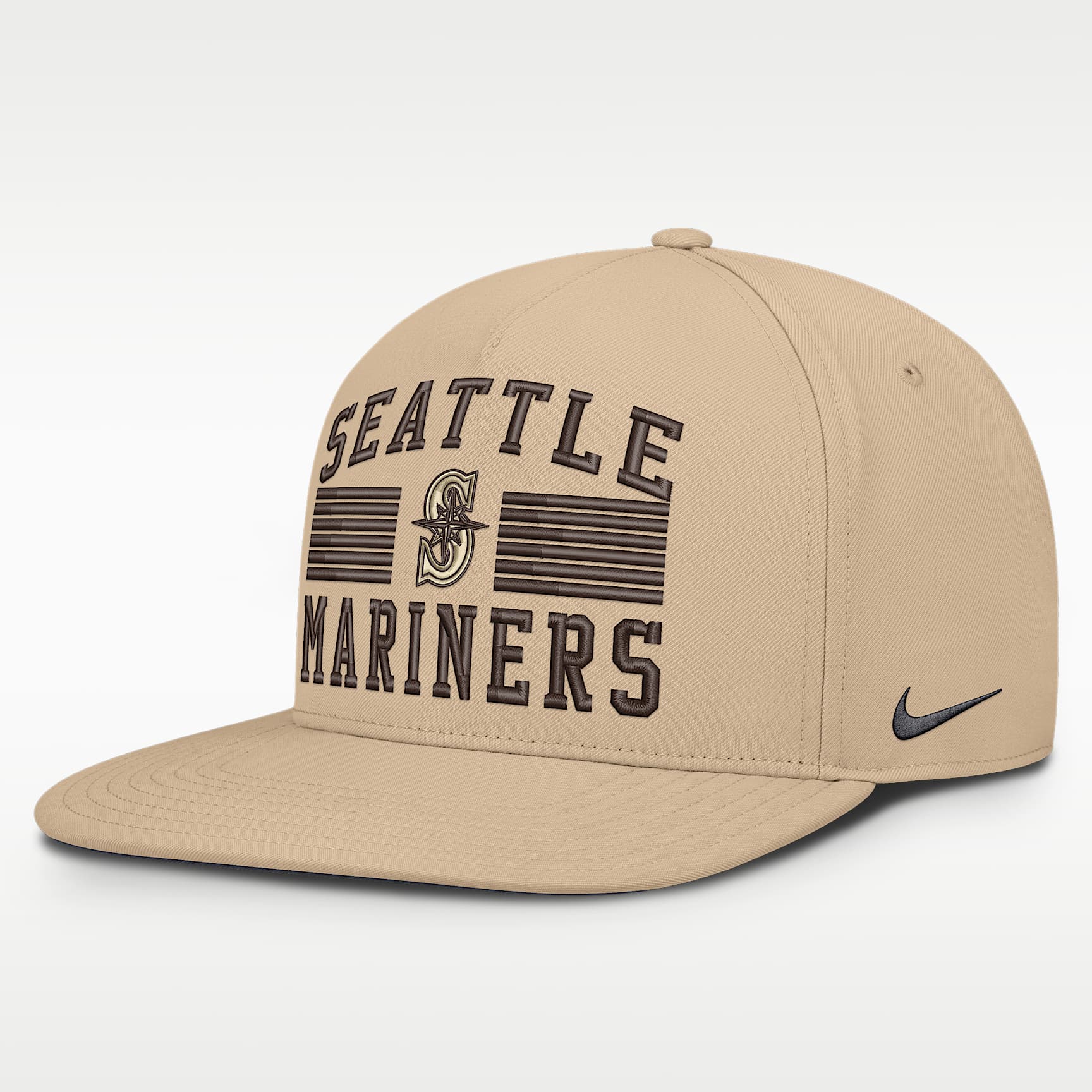 Gorra Nike AeroBill de la MLB ajustable para hombre Seattle Mariners Pro