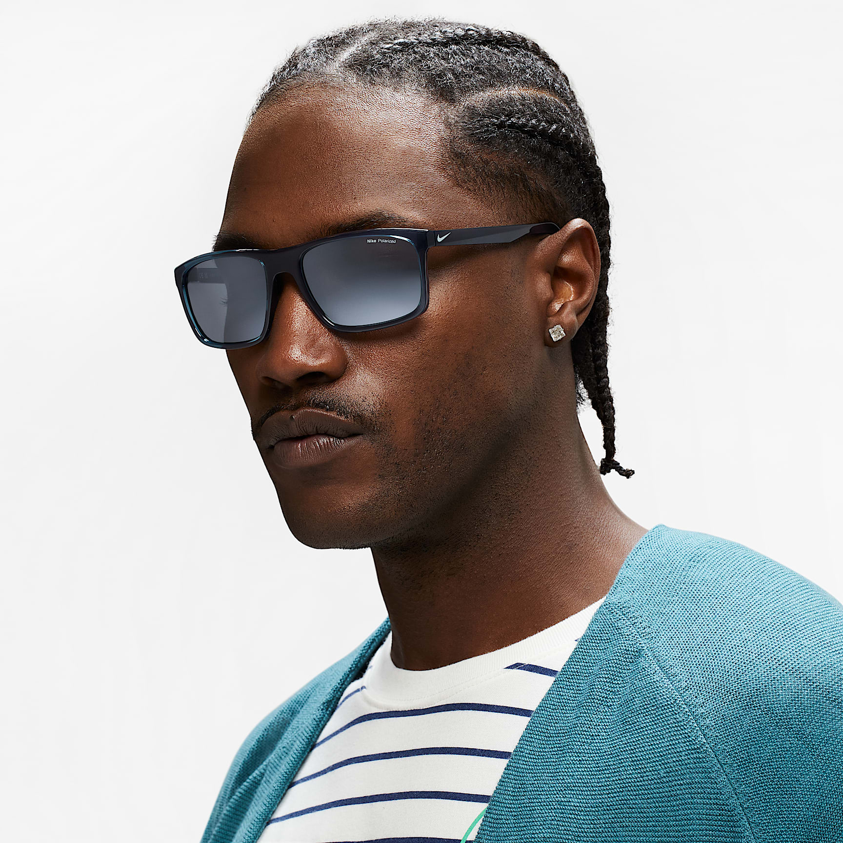 Lentes de sol polarizados grandes Nike Fire