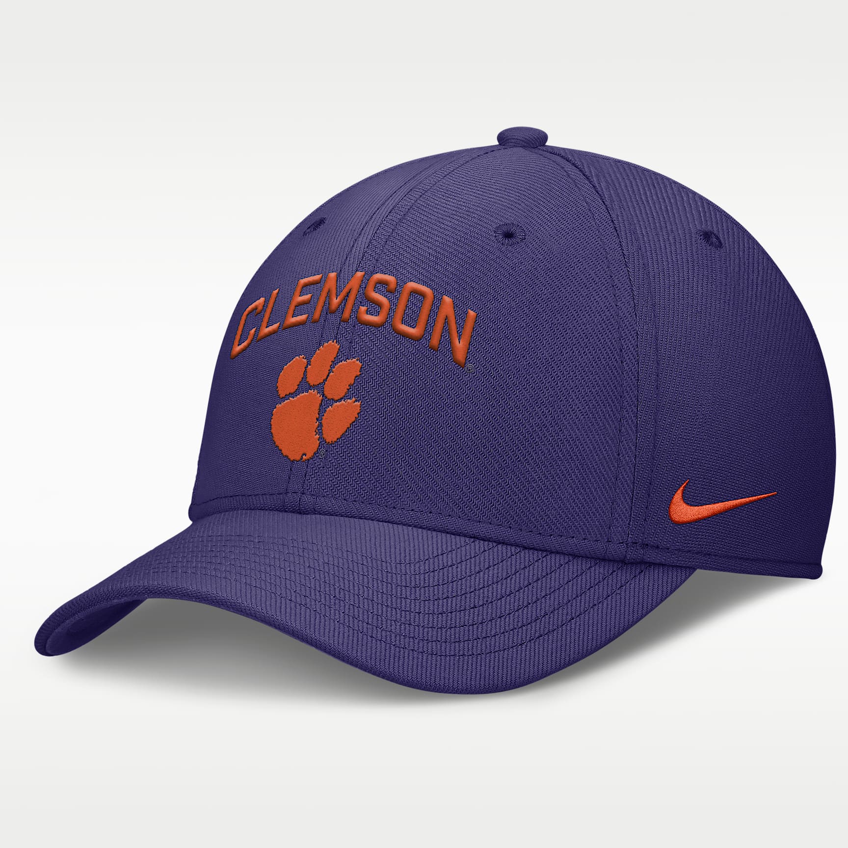 Clemson On-Field Rise Swoosh Men's Nike Dri-FIT College Hat