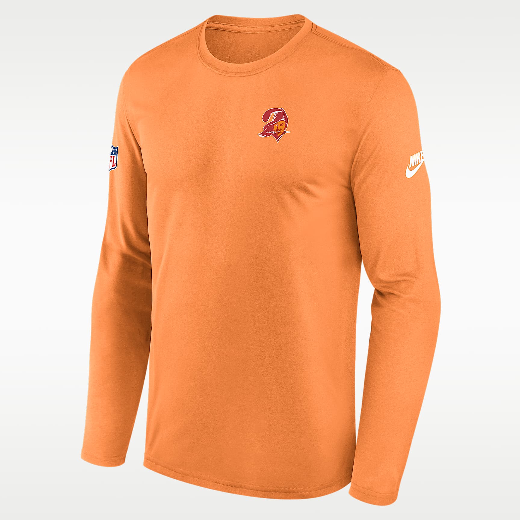 Tampa Bay Buccaneers Alt Legend Small Logo Men's Nike Dri-FIT NFL Long-Sleeve T-Shirt