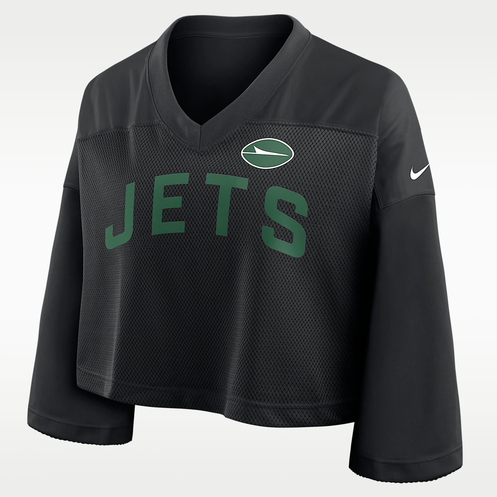 New York Jets Wide Receiver Women's Nike Dri-FIT NFL Cropped Jersey