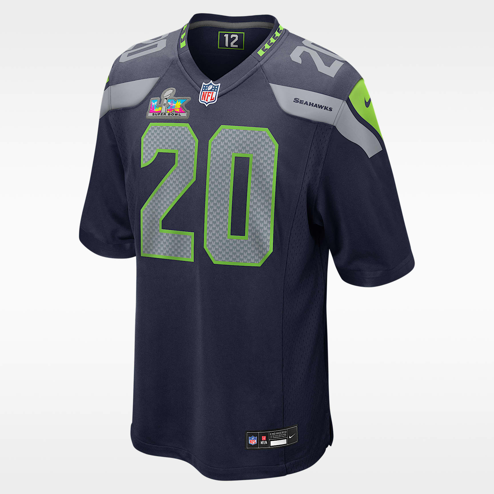 Julian Love Seattle Seahawks Super Bowl LX Men's Nike NFL Game Jersey