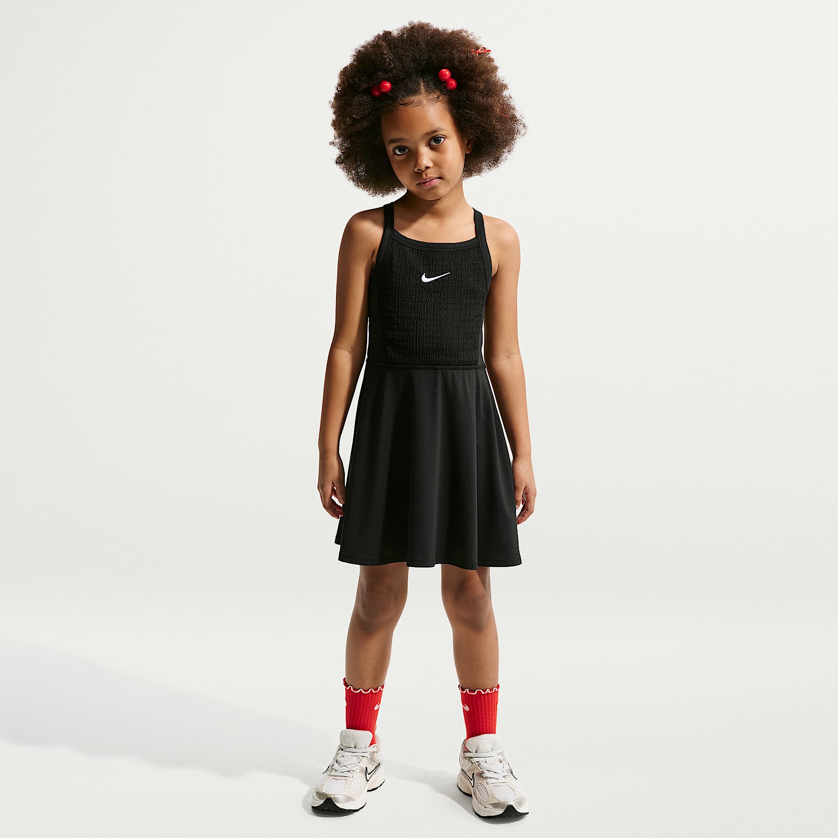 Vestido Dri-FIT para niñas talla pequeña Nike Bold Play