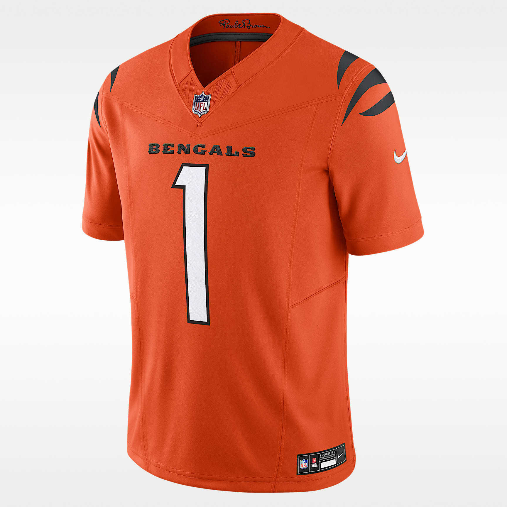 Jersey de fútbol americano Nike Dri-FIT de la NFL Limited para hombre Ja'Marr Chase Cincinnati Bengals