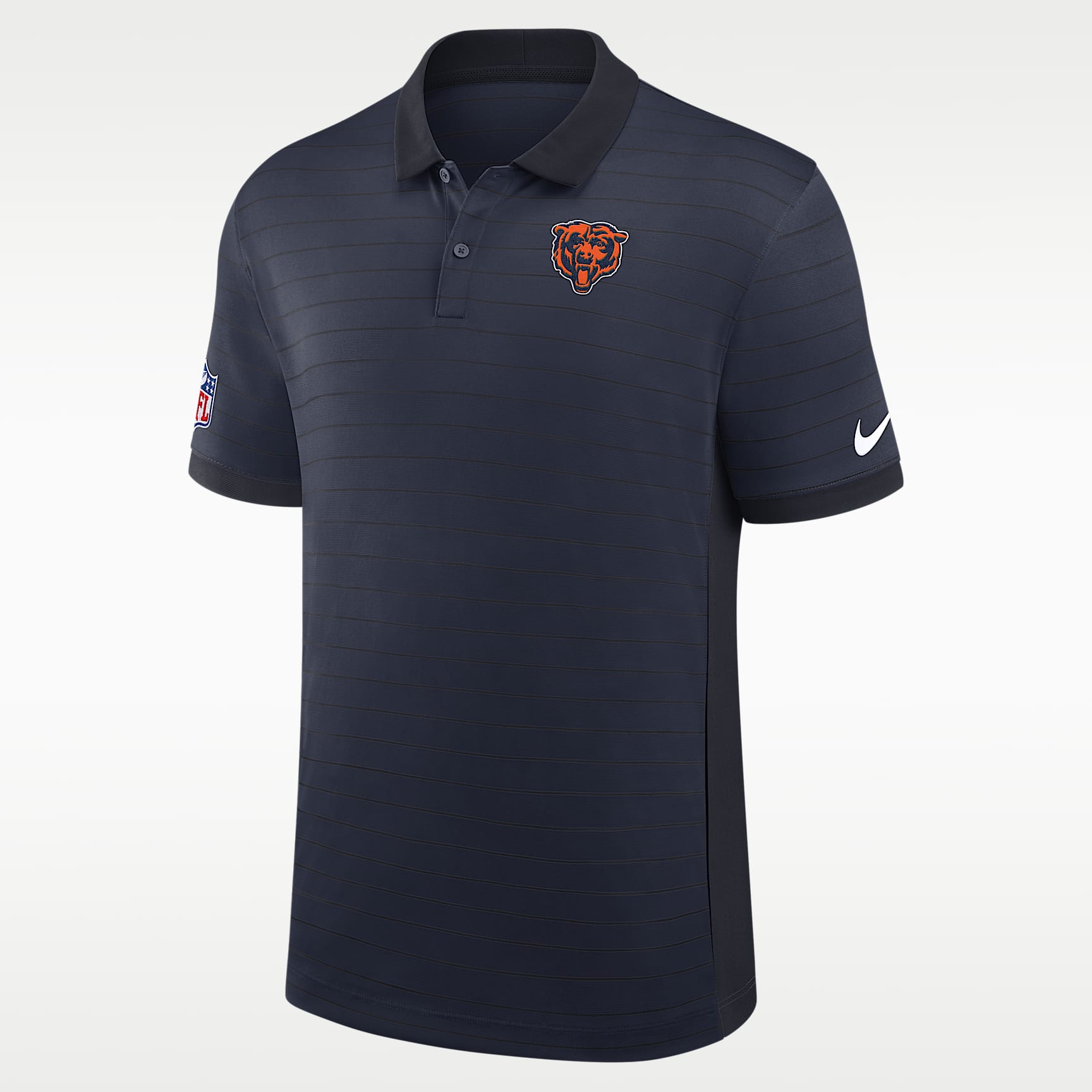 Chicago Bears Sideline Victory Stripe Men's Nike Dri-FIT NFL Polo