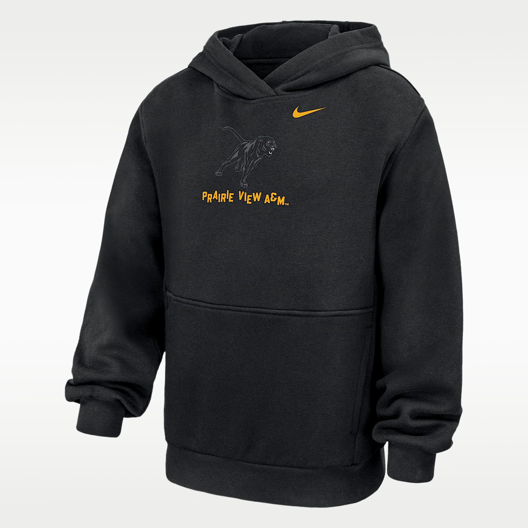 Sudadera con gorro Club Fleece para niños talla grande Nike College (Prairie View A&M University)