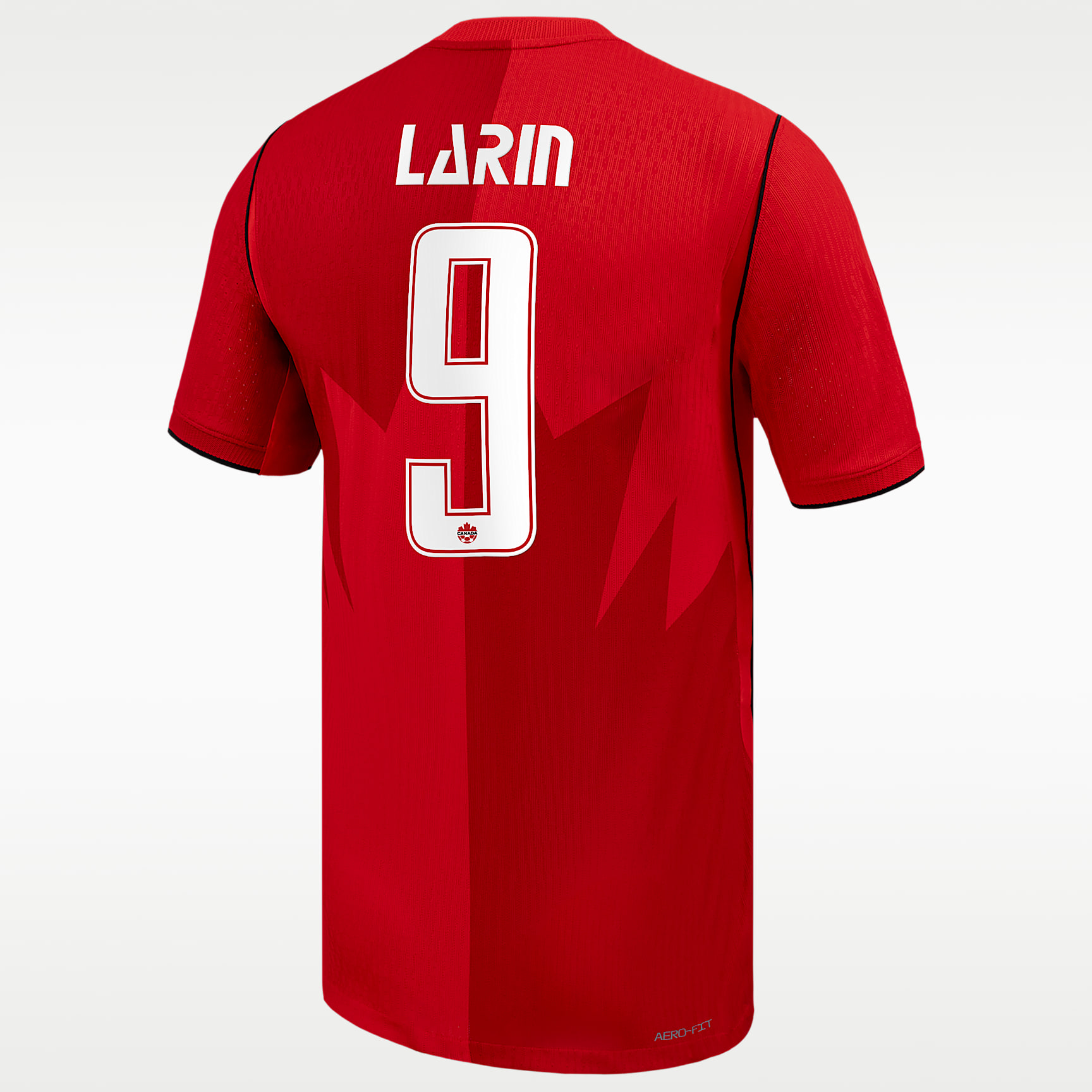 Cyle Larin Canada Soccer 2026 Match Home Men's Nike Dri-FIT ADV Soccer Jersey