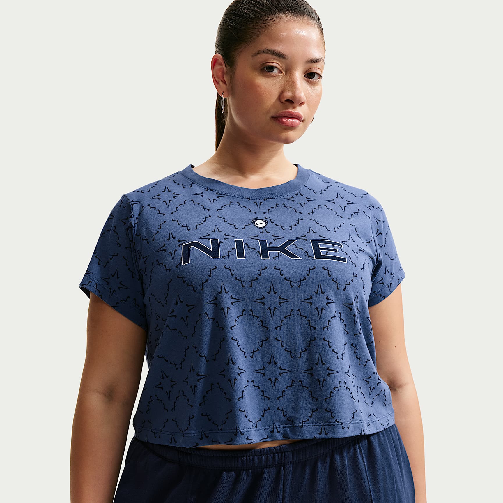 Nike Sportswear Chill Knit Women's Slim Cropped T-Shirt (Plus Size)