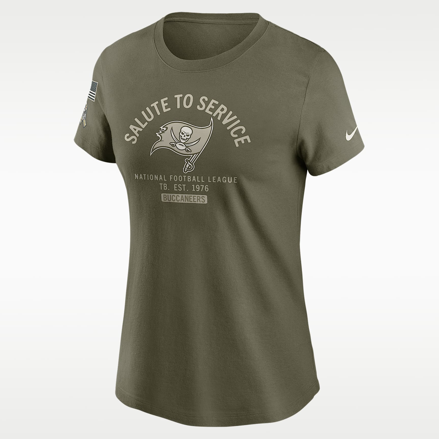 Tampa Bay Buccaneers Salute to Service Sideline Women's Nike NFL T-Shirt