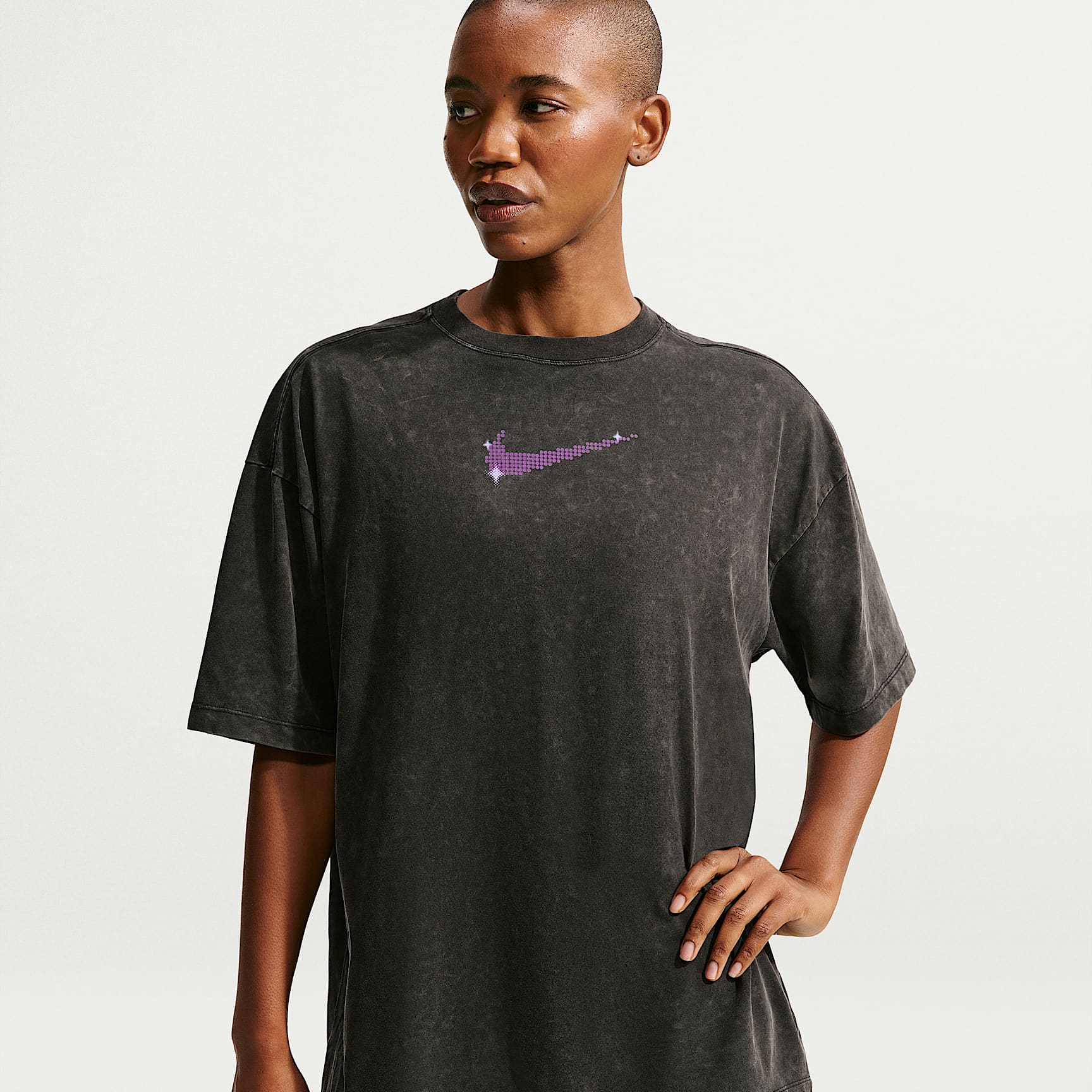 Playera de manga corta oversized Nike para mujer