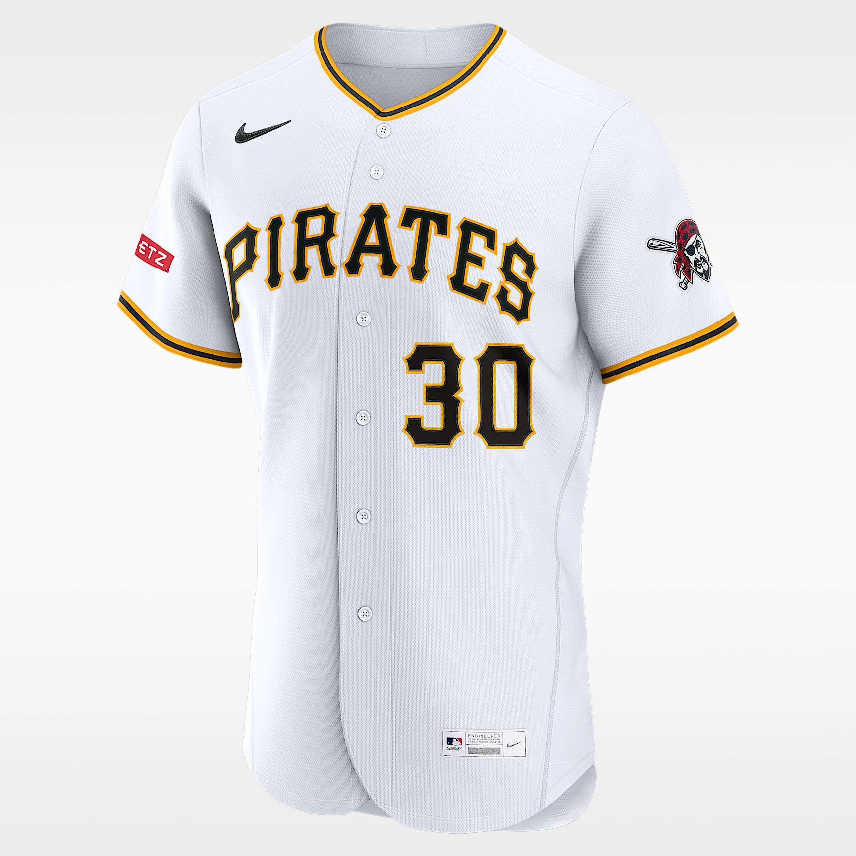 Jersey Nike de la MLB de la colección Authentic para hombre Paul Skenes, Pittsburgh Pirates