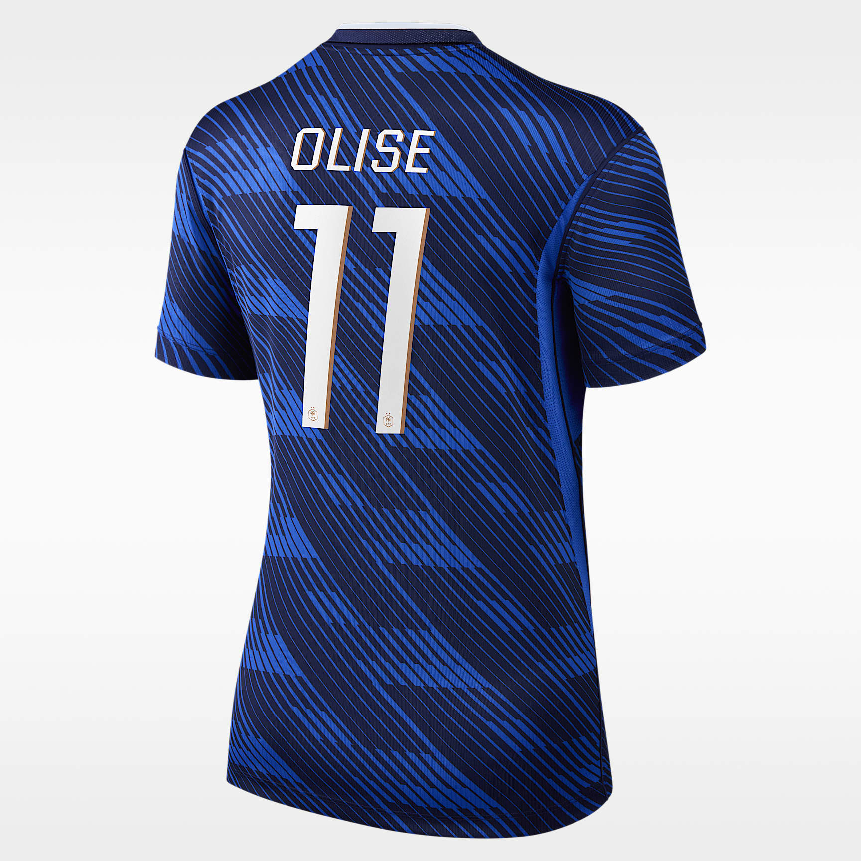 Jersey de fútbol Nike Dri-FIT para mujer Michael Olise France National Team 2026 Stadium Home