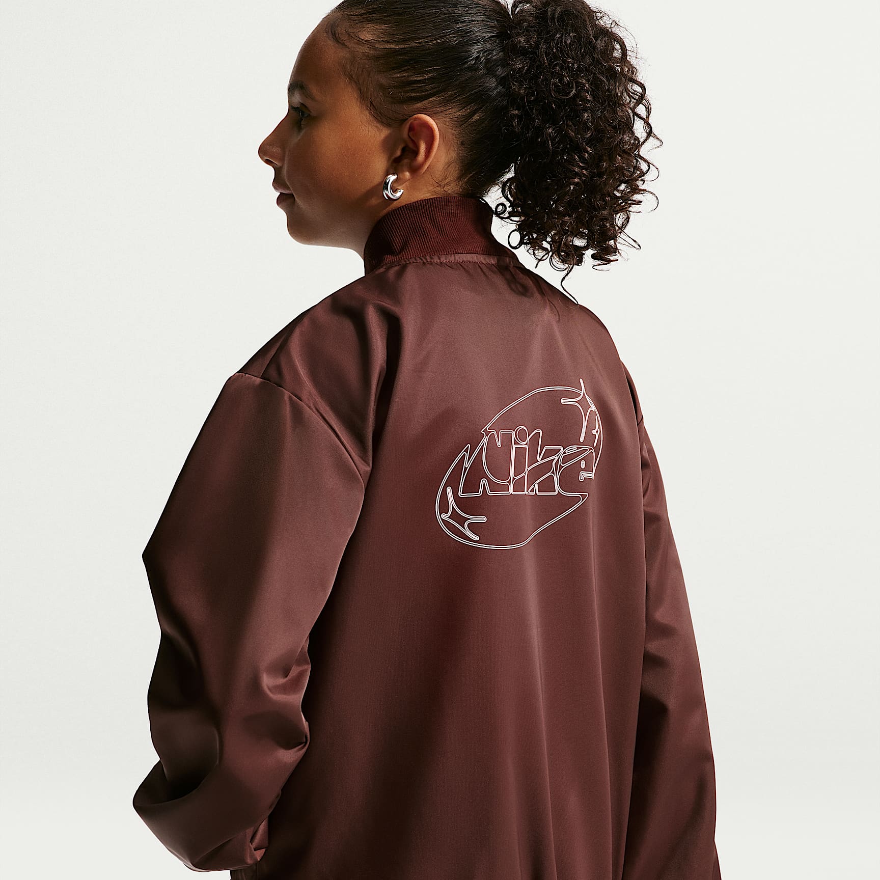 Chamarra para niñas talla grande Nike Sportswear