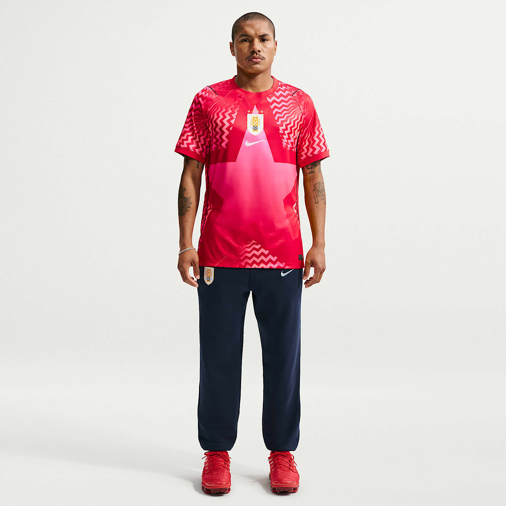 Pants de fútbol Nike de tejido Fleece para hombre Uruguay Club