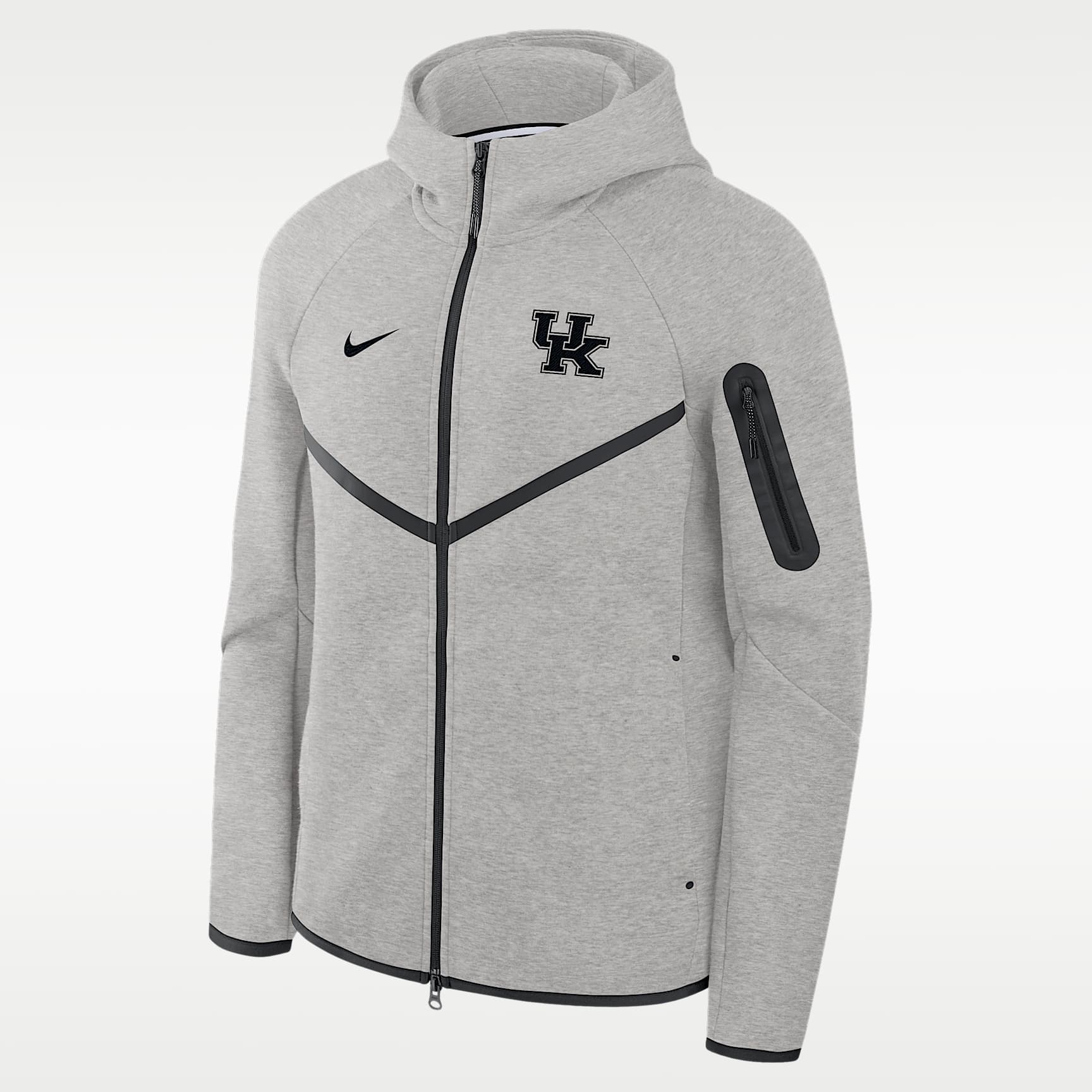 Chamarra universitaria Nike con gorro de cierre completo para hombre Kentucky Tech Fleece